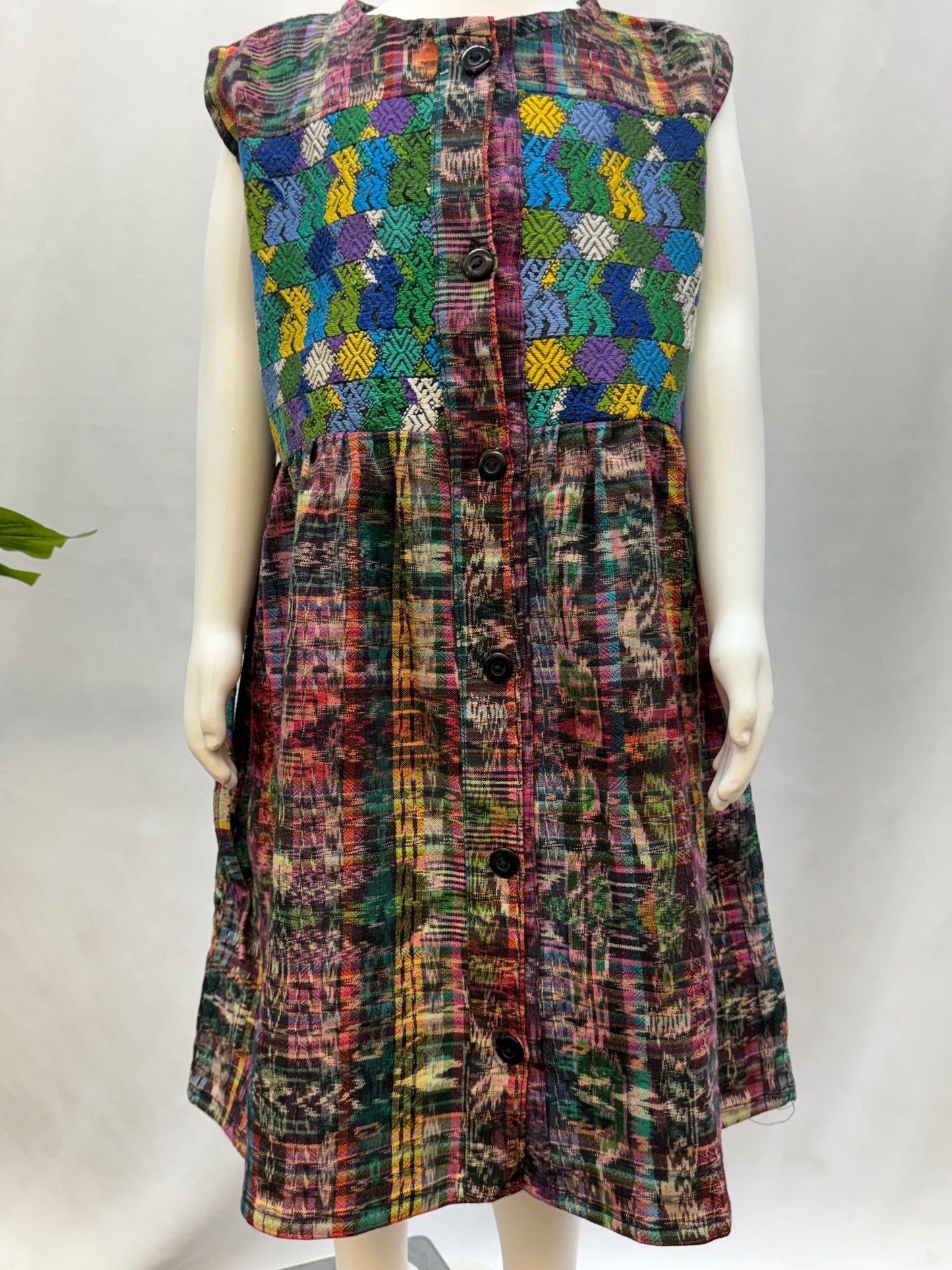 Girl Embroidered Guatemalan Dress
