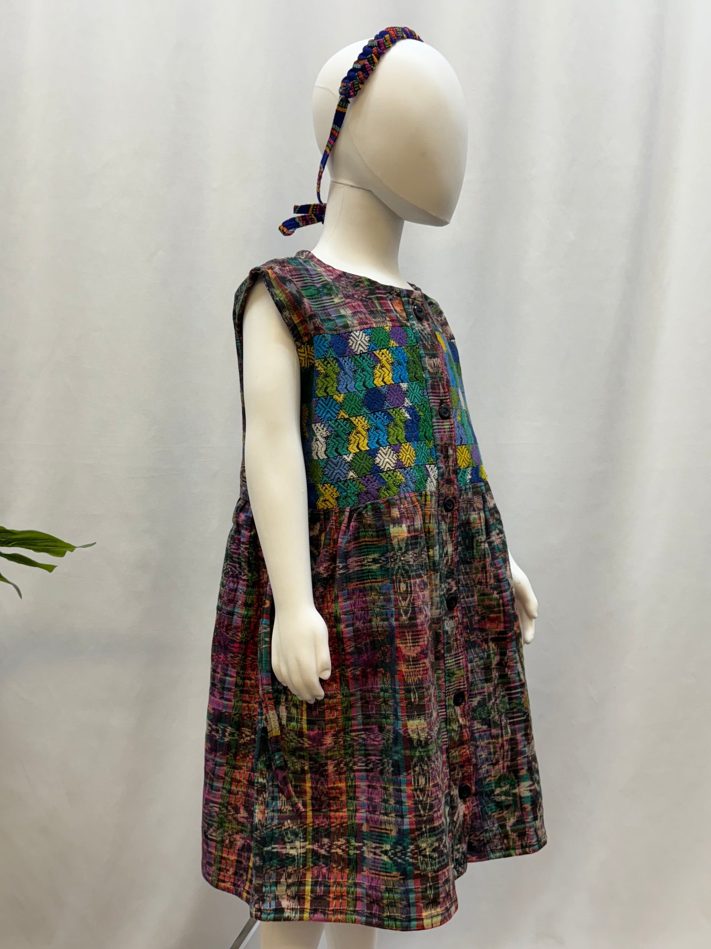 Girl Embroidered Guatemalan Dress
