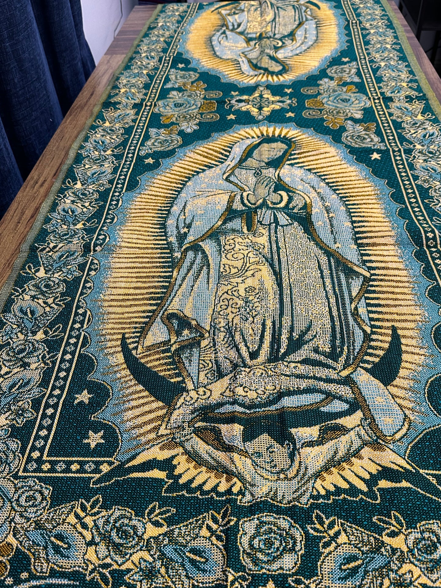 Women's Mexican Virgin of Guadalupe Shawl