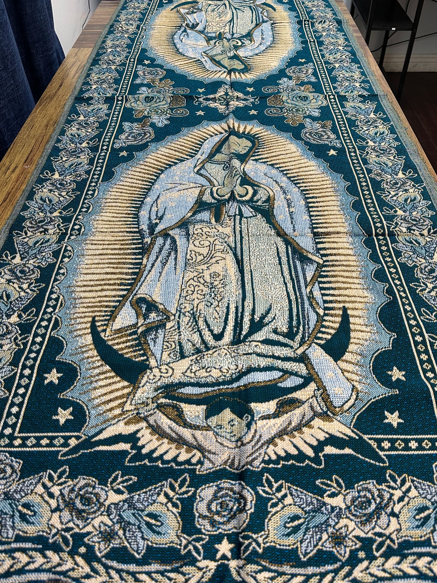 Women's Mexican Virgin of Guadalupe Shawl