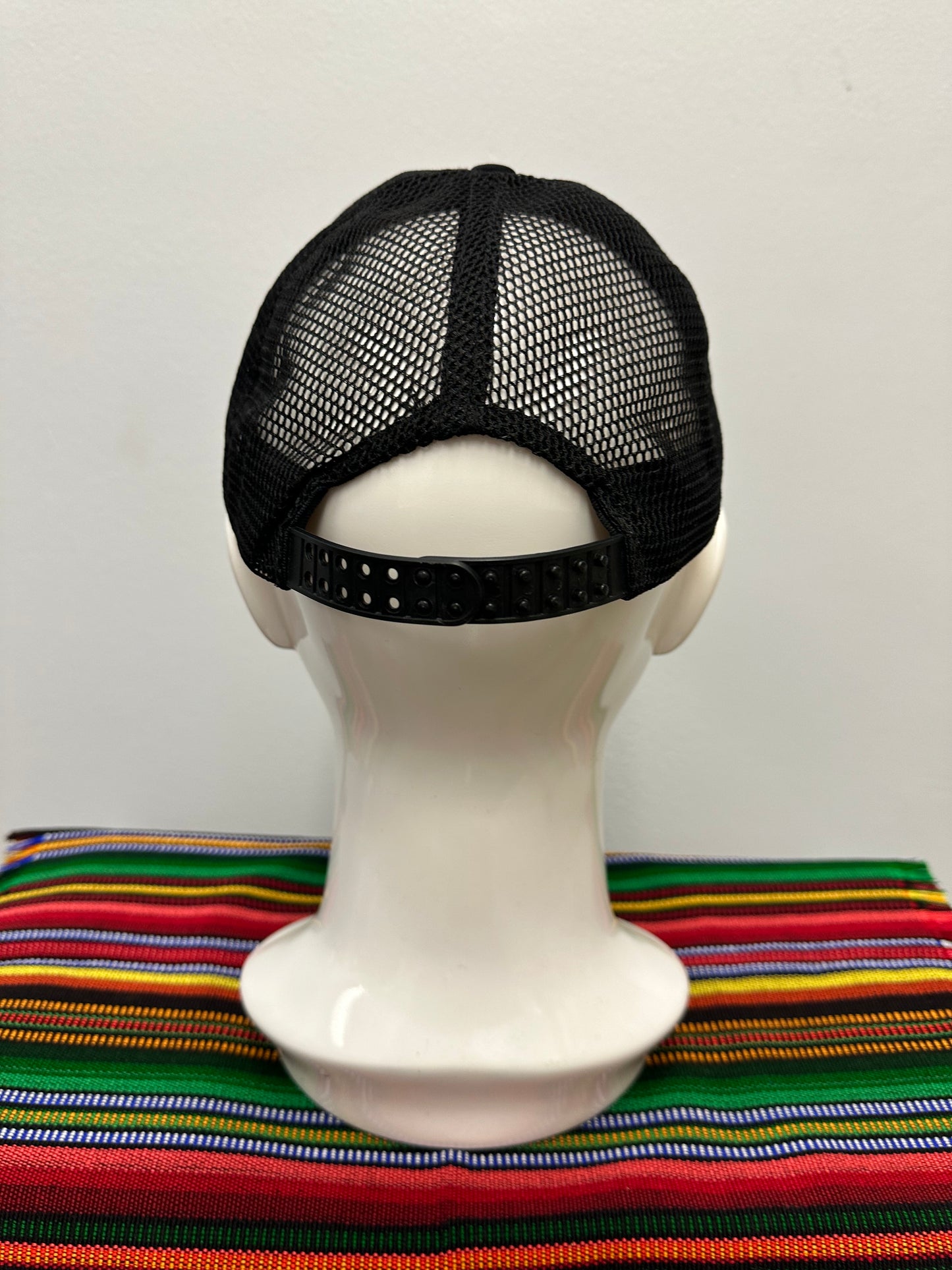 Guatemalan Suede Gallo Beer Hat with Flag