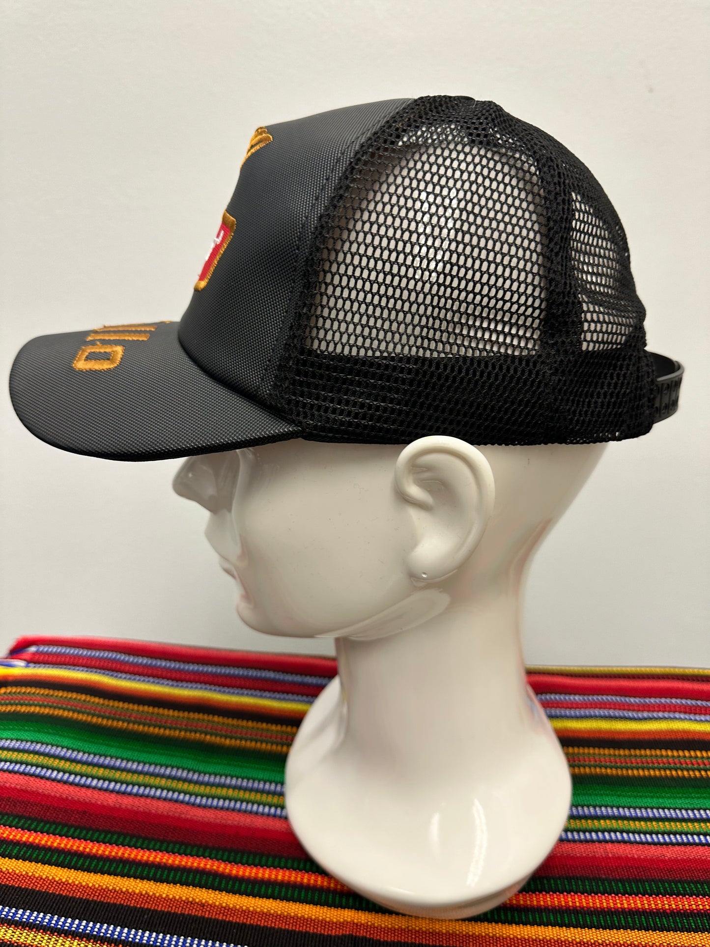 Guatemalan Gallo Beer Hat with Gold Letters