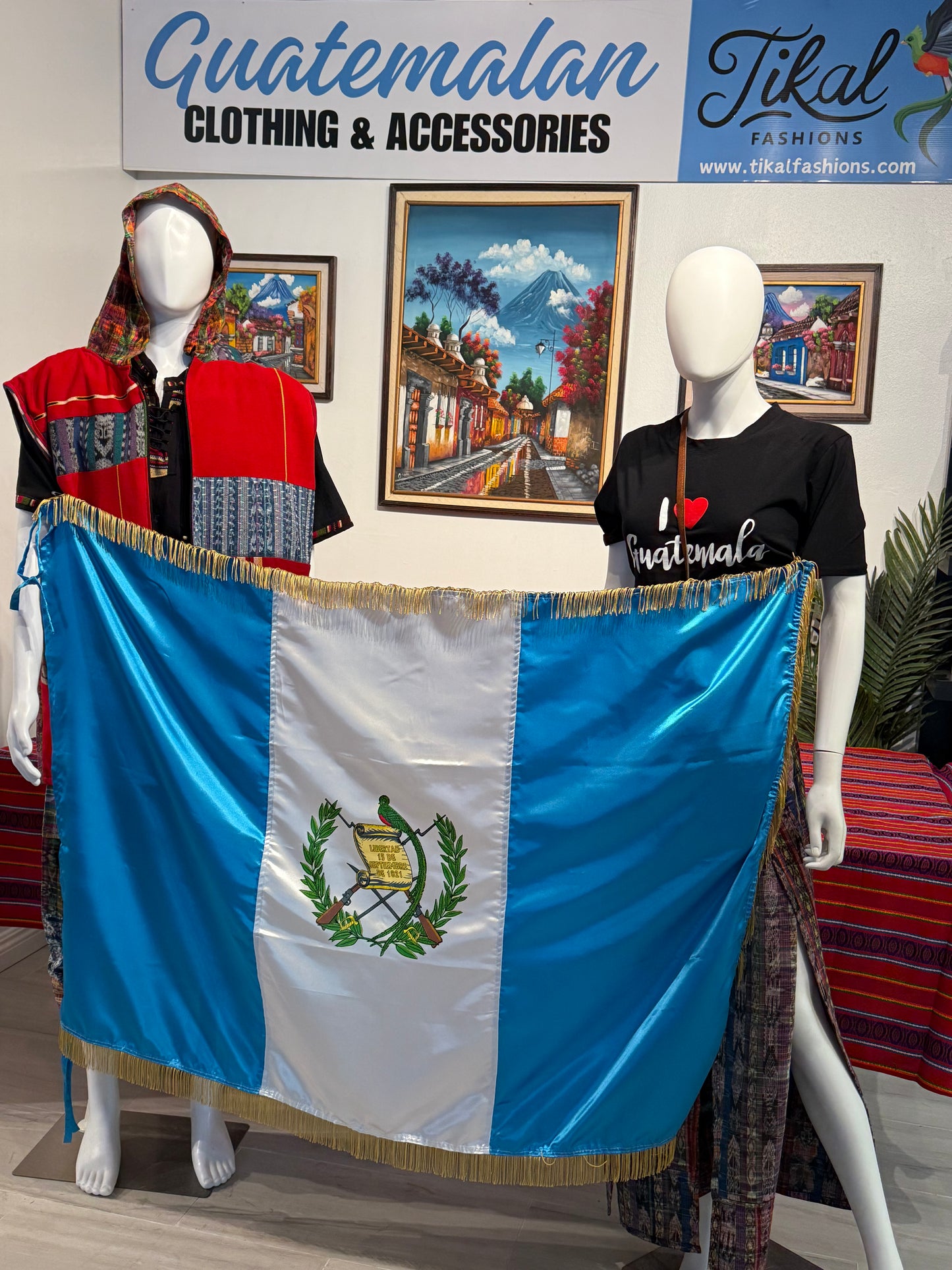 Guatemalan Frindge Flag 2