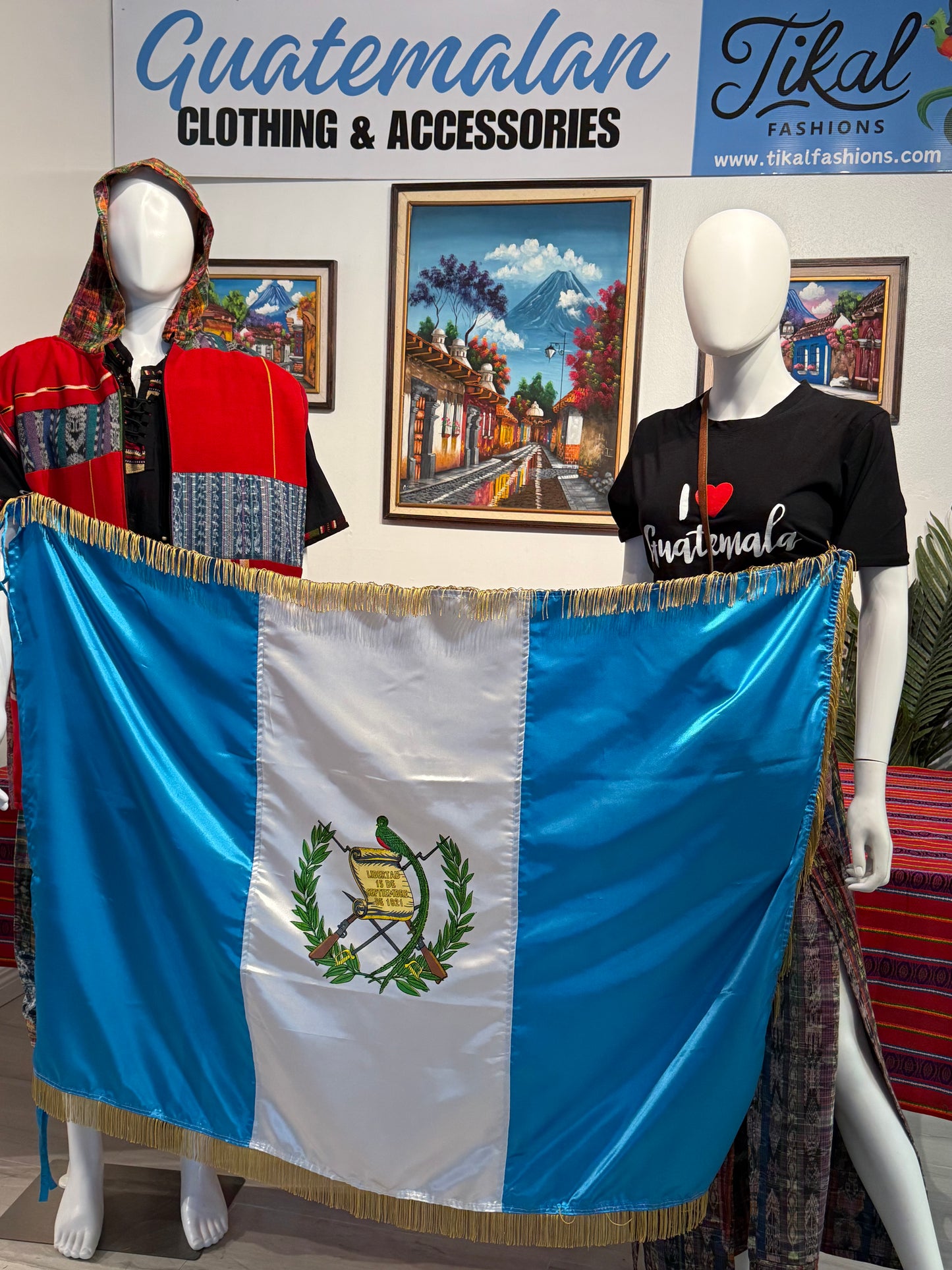 Guatemalan Frindge Flag 2