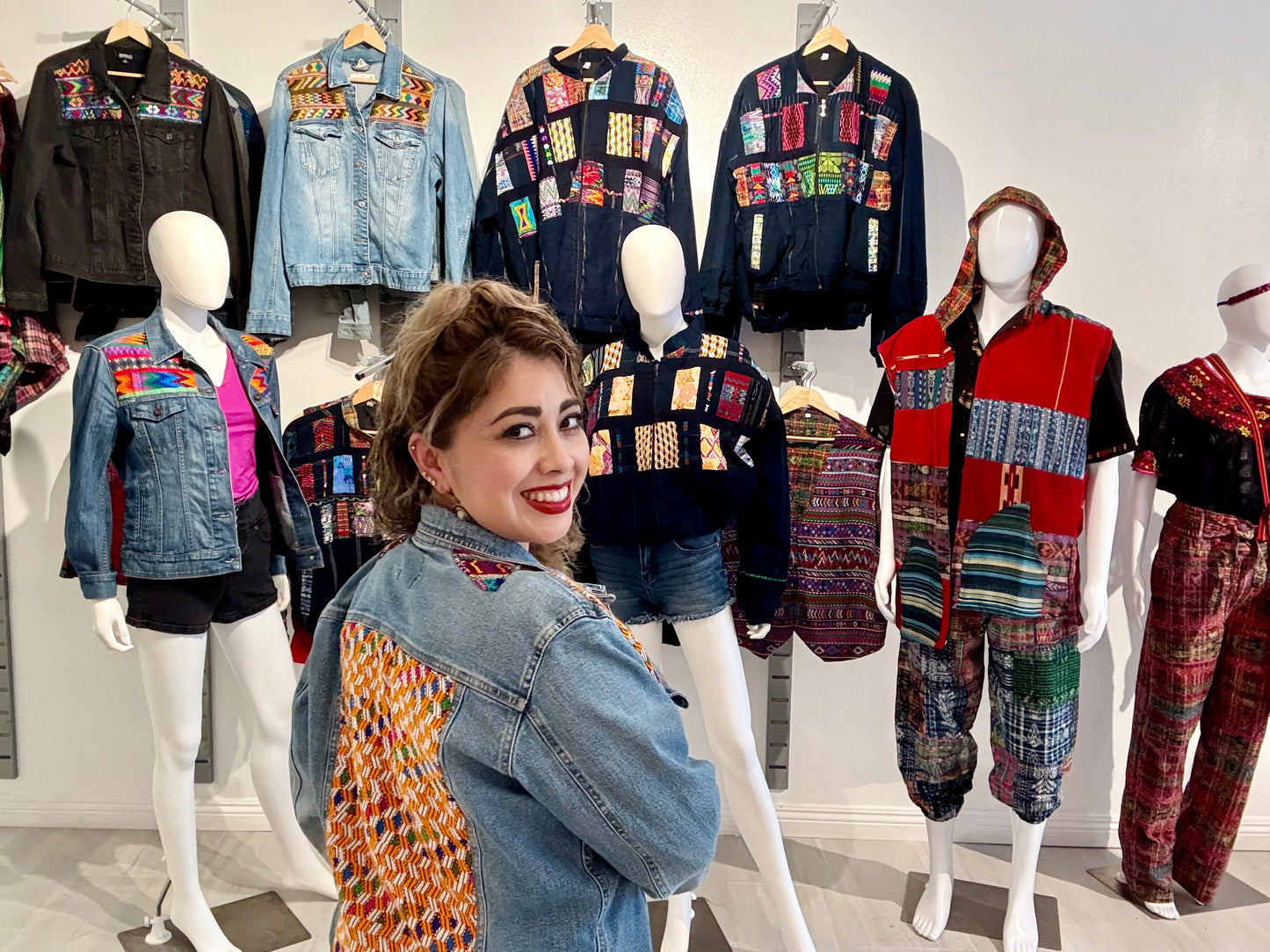 Embroidered Guatemalan Jean Jacket