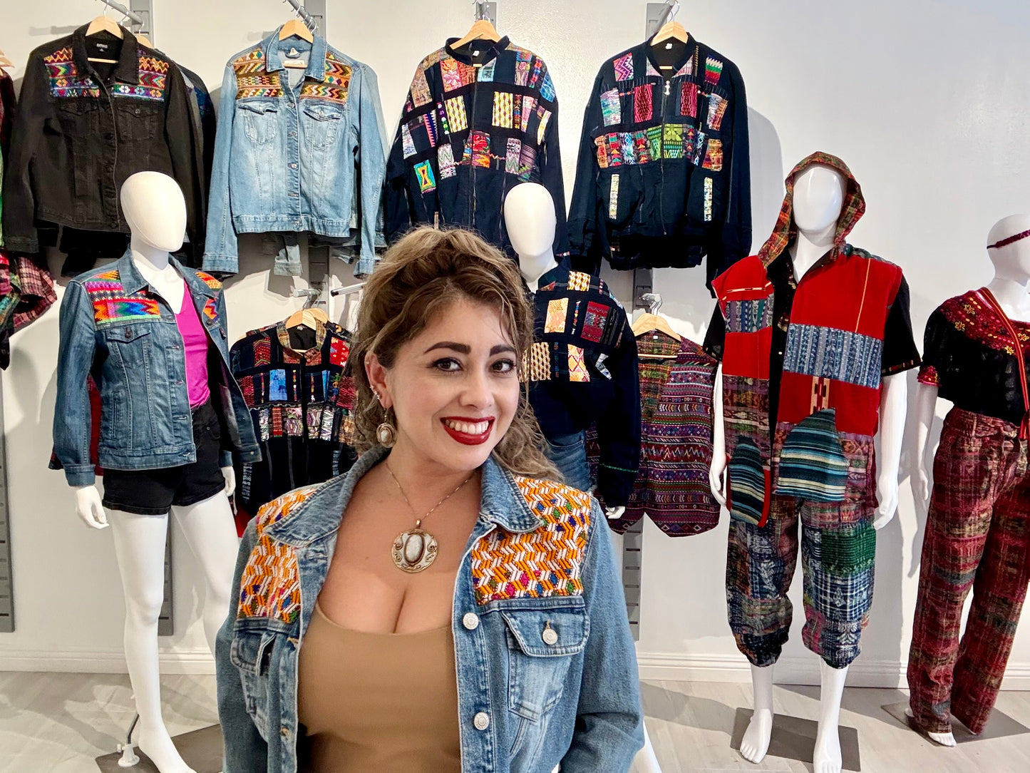 Embroidered Guatemalan Jean Jacket