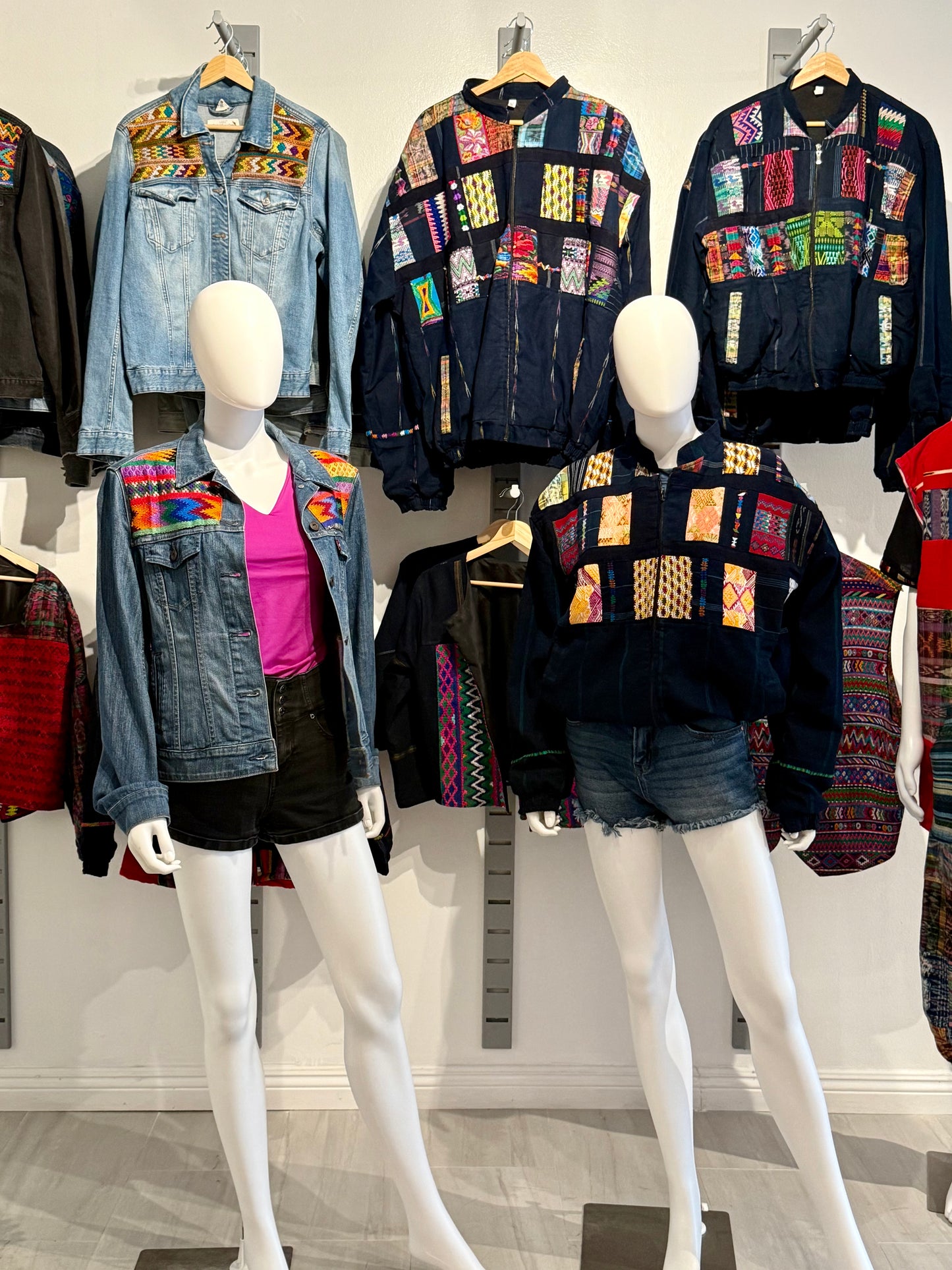Embroidered Guatemalan Jean Jacket