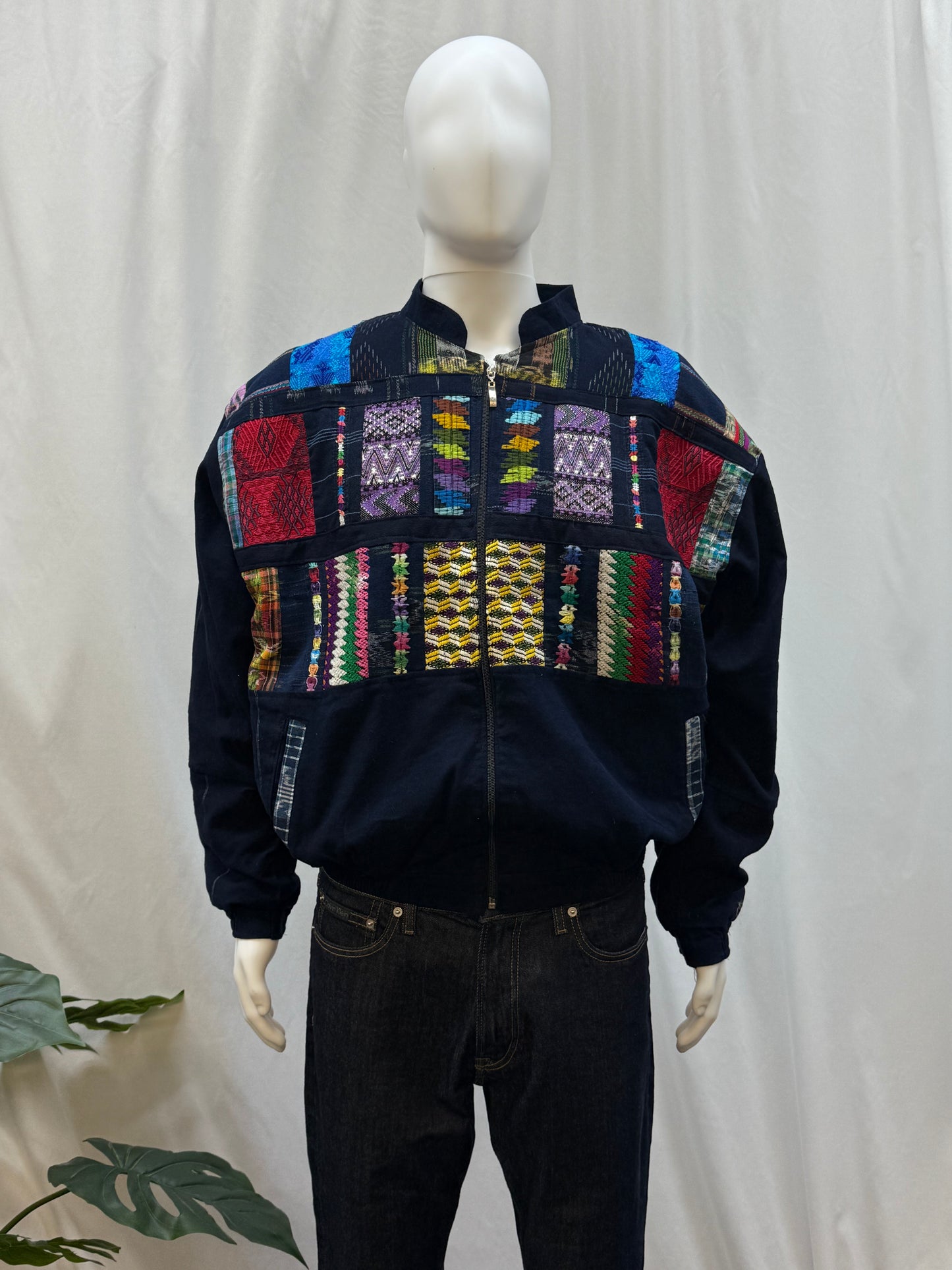 Men's Handwoven Patchwork Guatemalan Jacket