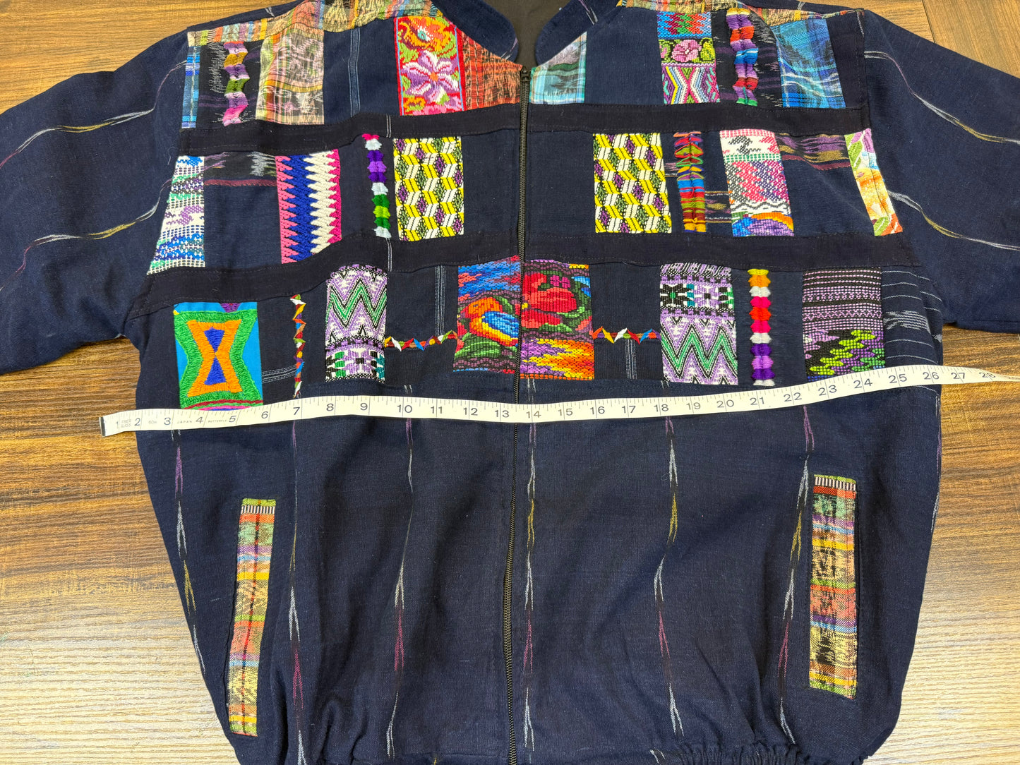 Men's Hand Woven Guatemalan Patchwork Jacket