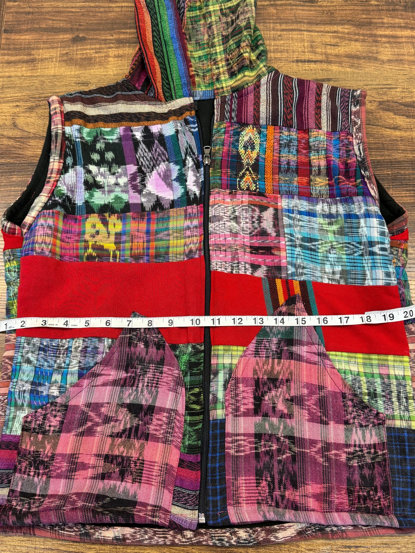 Women's Handwoven Patchwork Guatemalan Vest