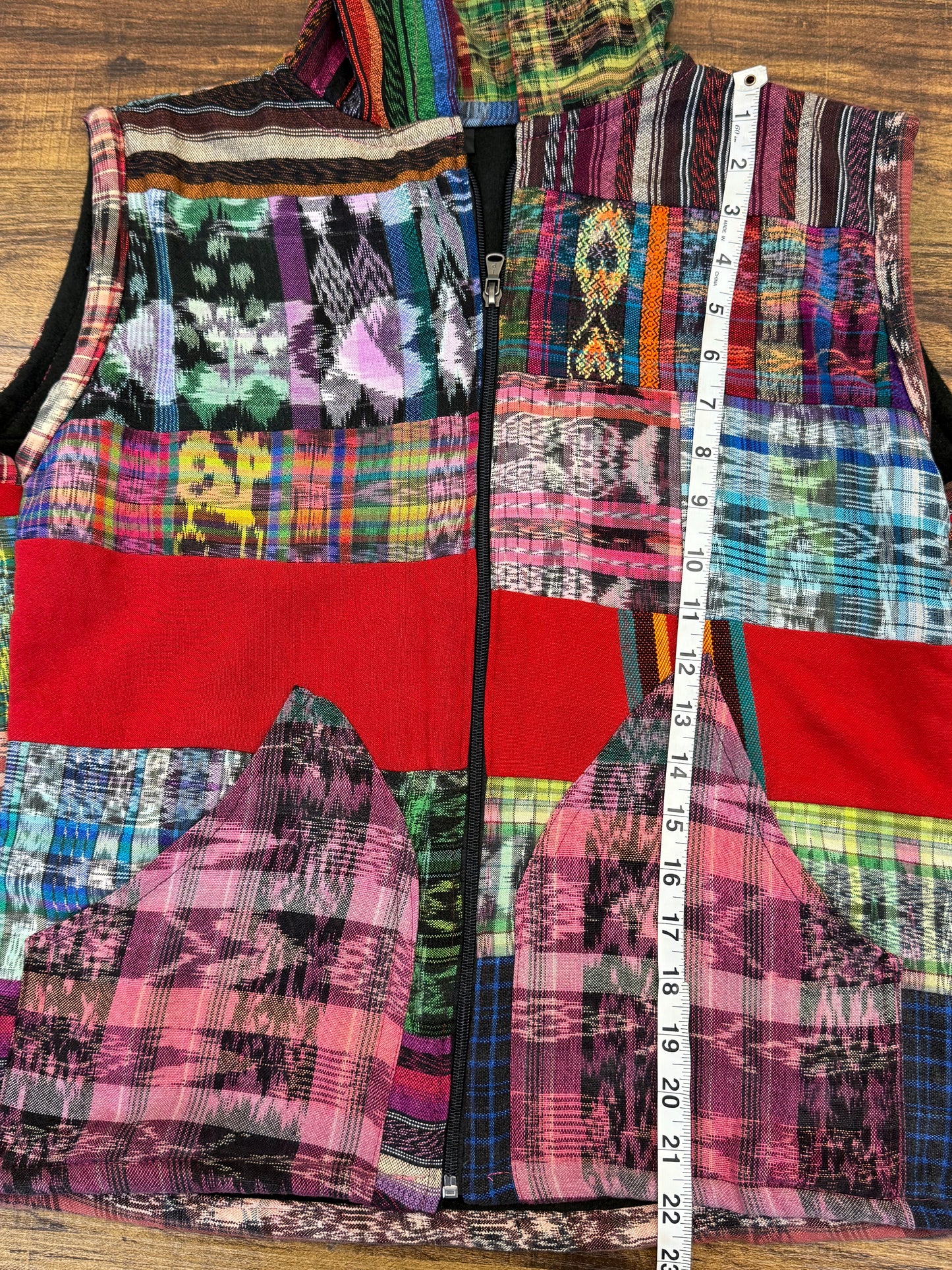 Women's Handwoven Patchwork Guatemalan Vest