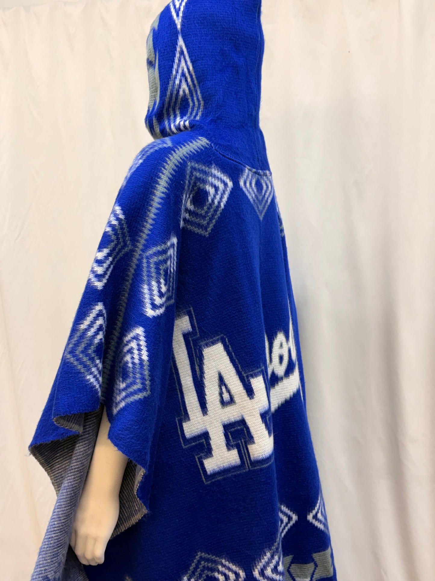 Dodgers Wool Hoodie Poncho