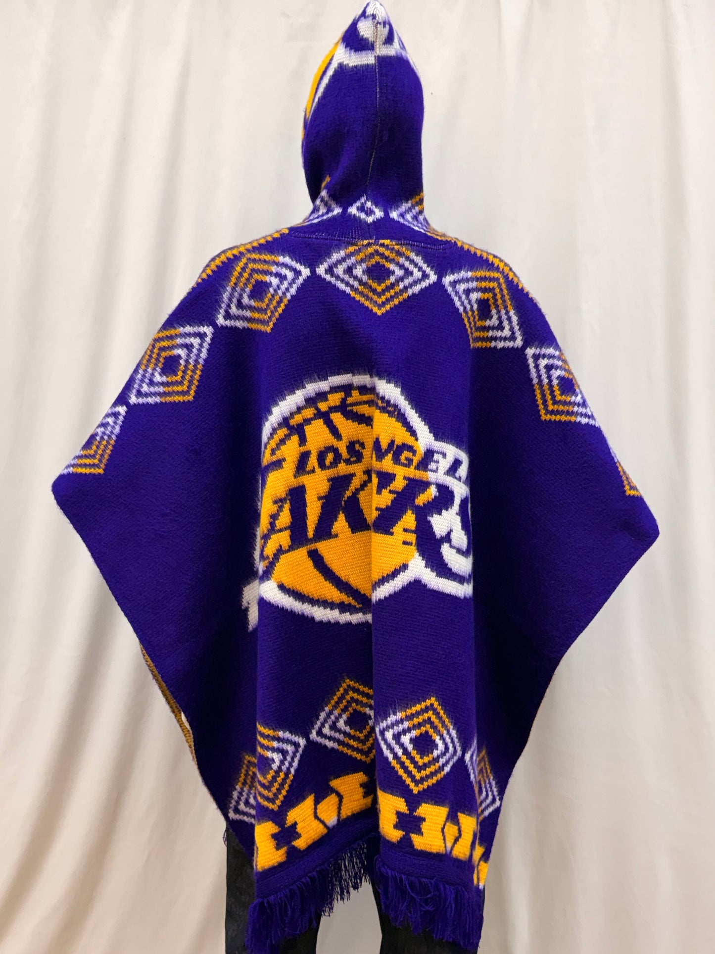 Lakers Wool Hoodie Poncho