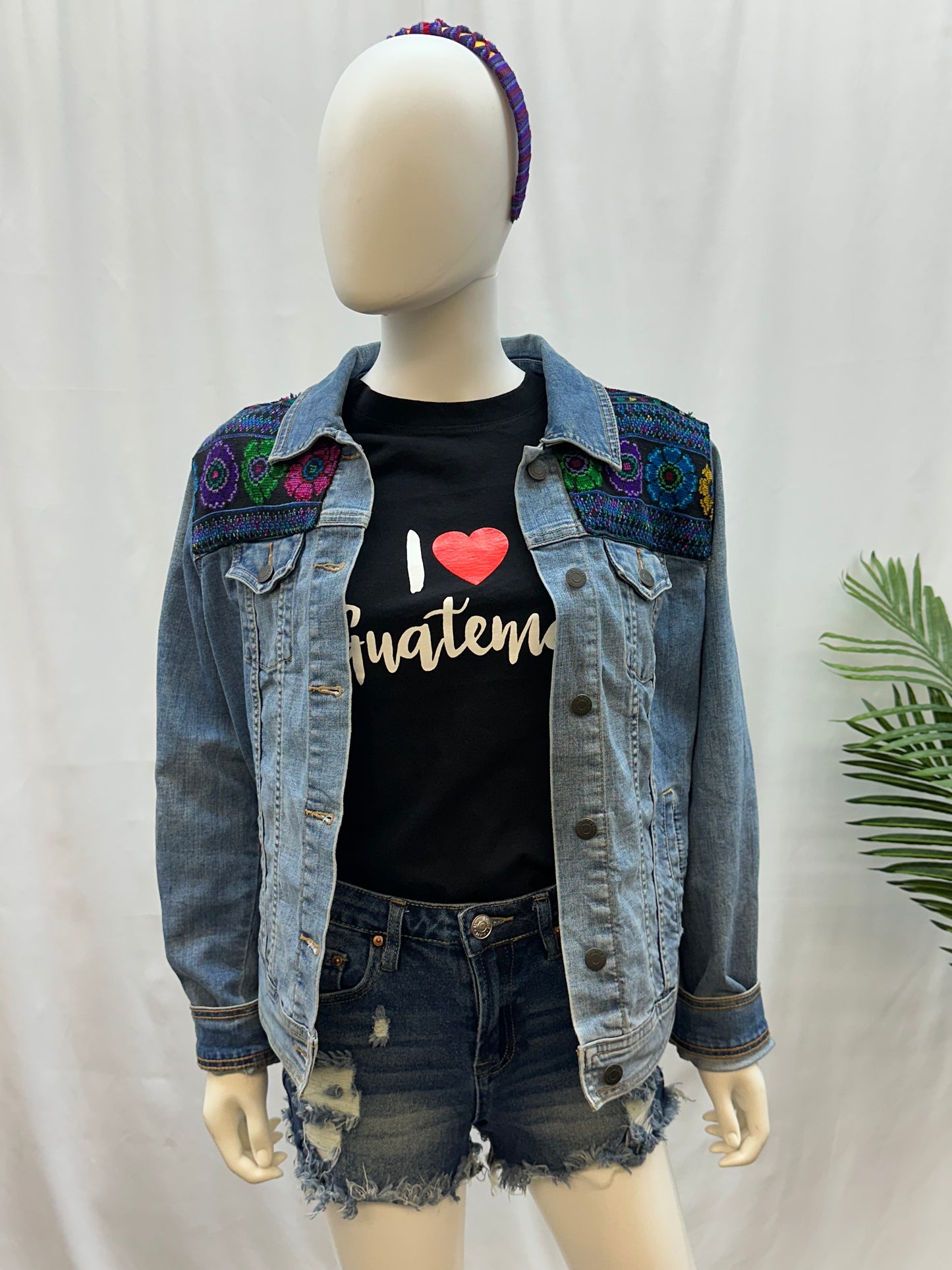 Guatemalan Embroidered Textile Floral Jacket