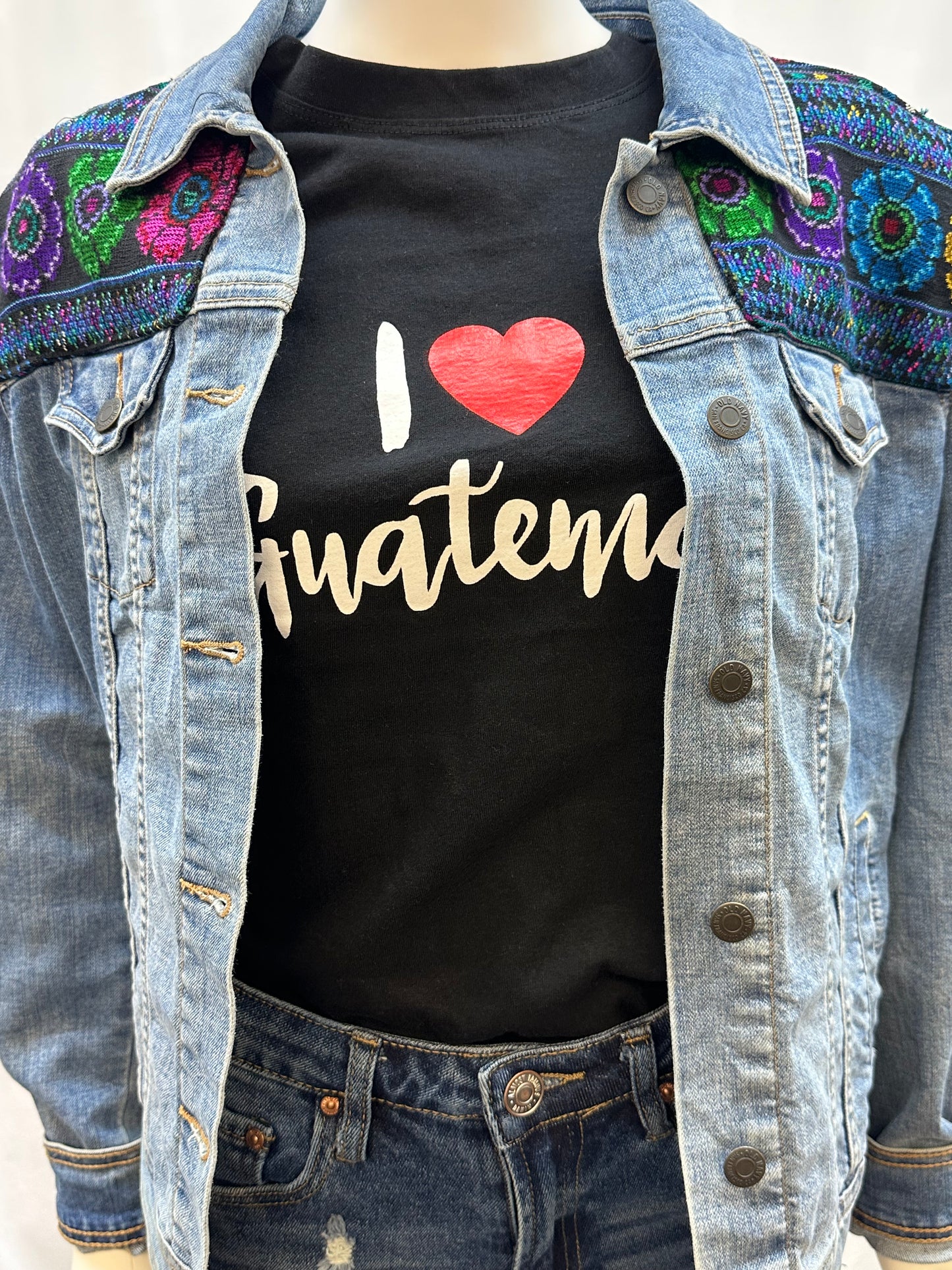 Guatemalan Embroidered Textile Floral Jacket