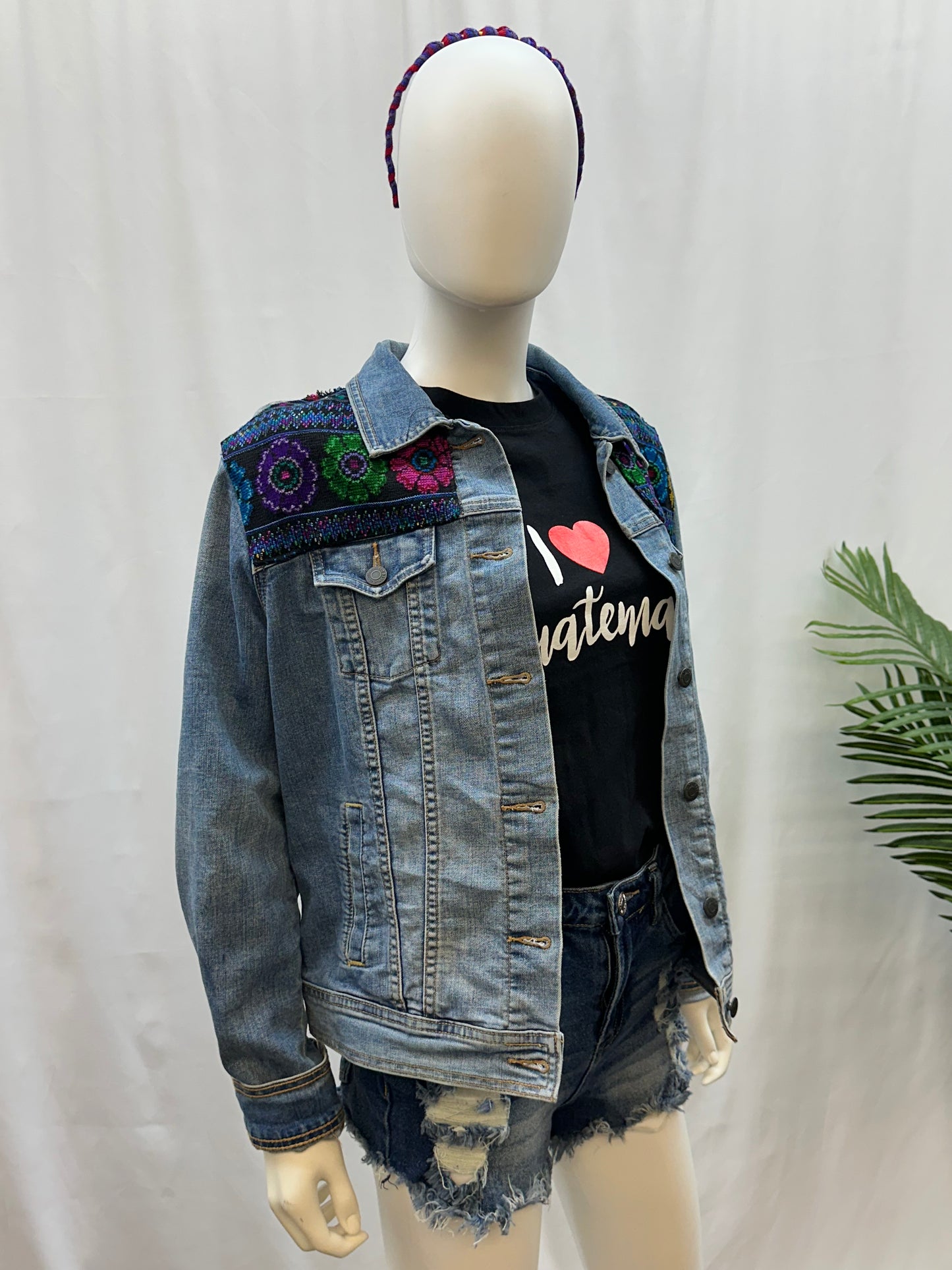Guatemalan Embroidered Textile Floral Jacket