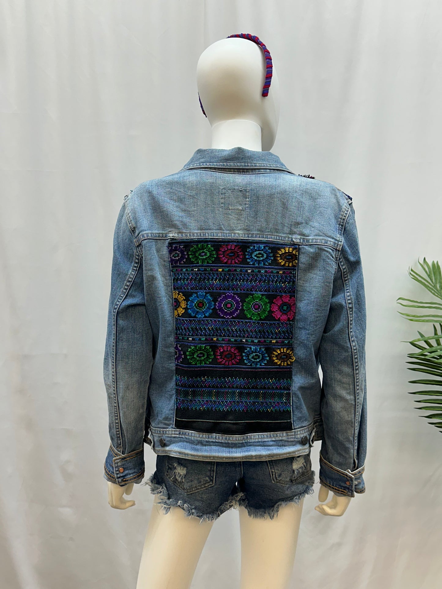 Guatemalan Embroidered Textile Floral Jacket