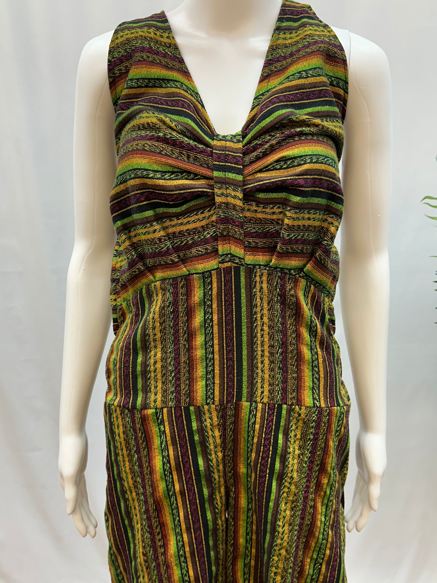 Guatemalan Handwoven Slit Jumpsuit