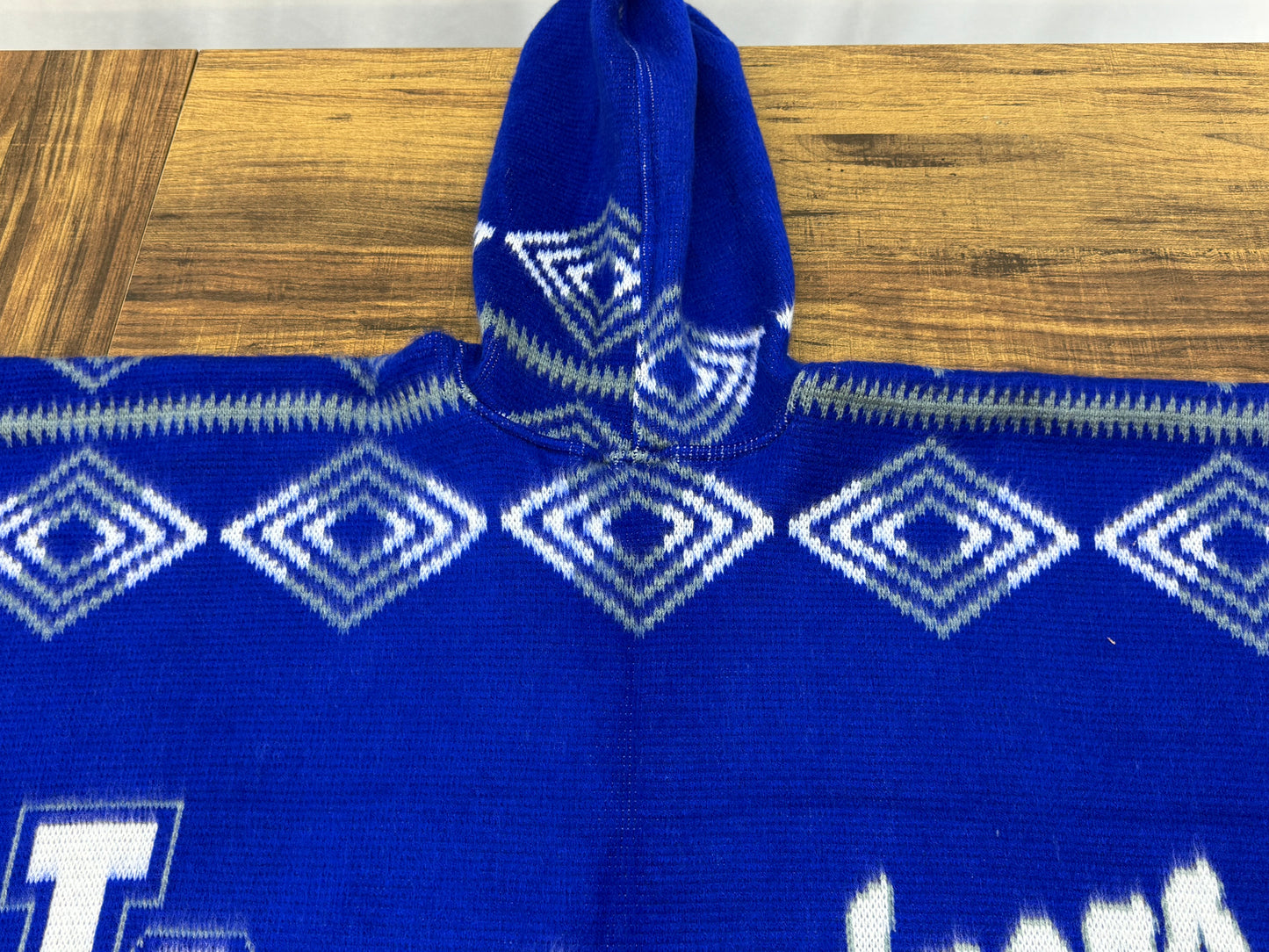 Dodgers Wool Hoodie Poncho