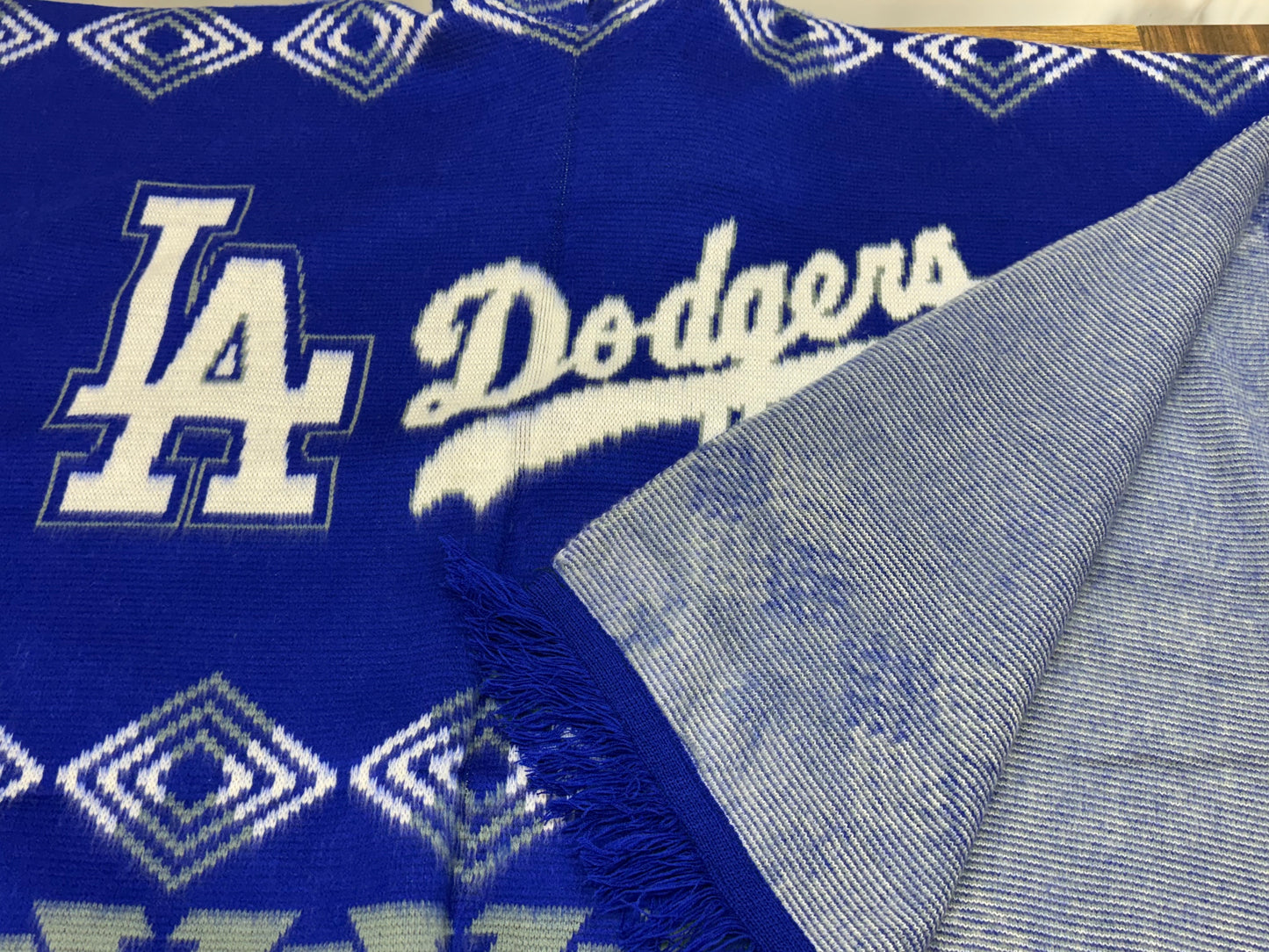 Dodgers Wool Hoodie Poncho