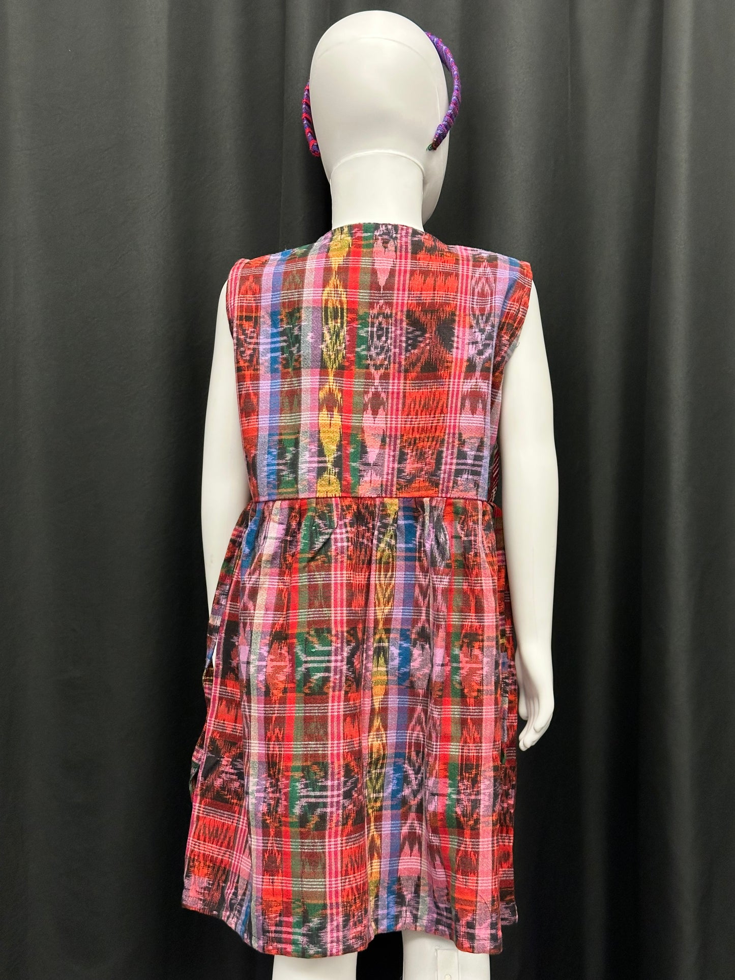 Girl's Guatemalan Embroidered Patchwork Dress