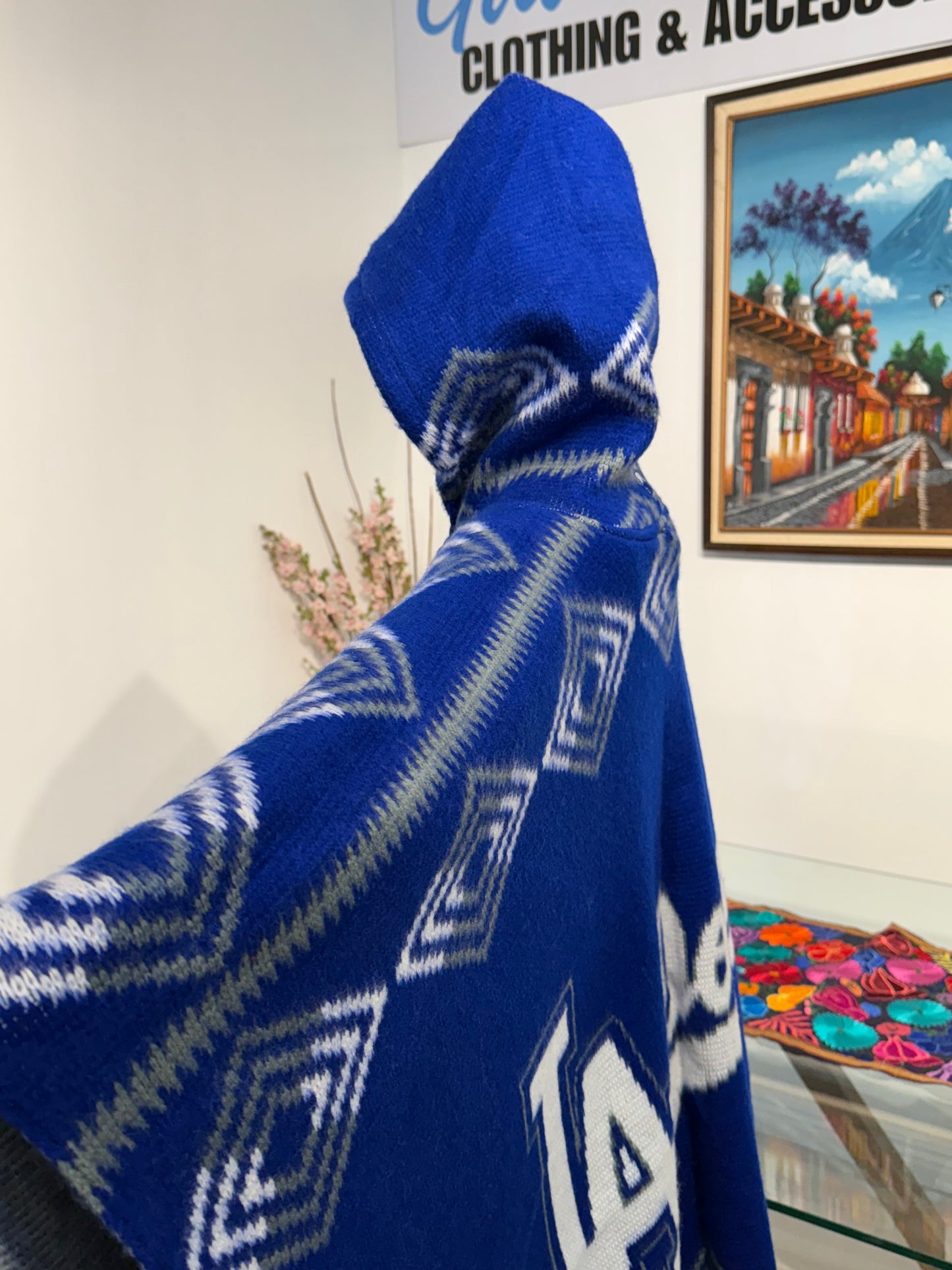 LA Dodgers Hoodie Poncho