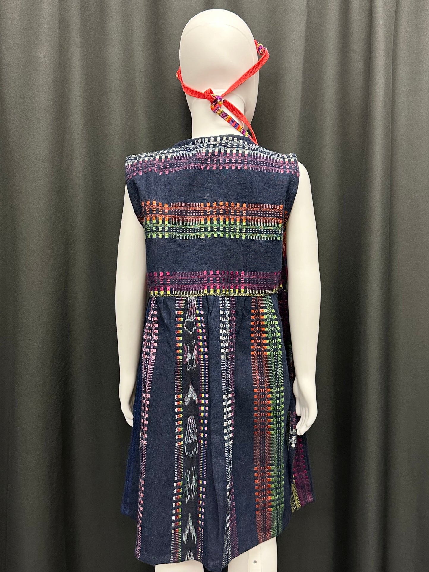 Girl's Guatemalan Embroidered Patchwork Dress