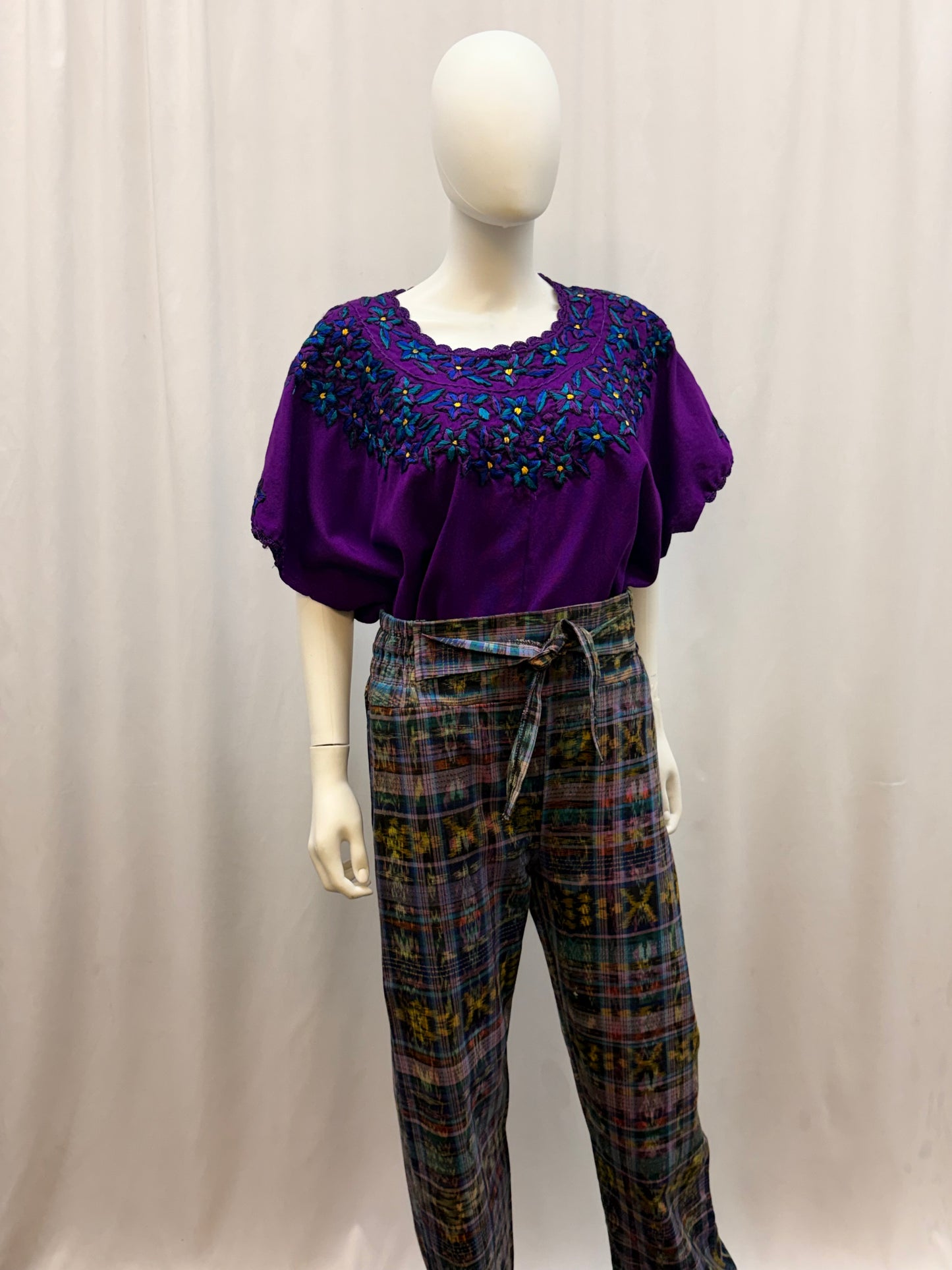 Women's Guatemalan Hand Woven Boho Pants