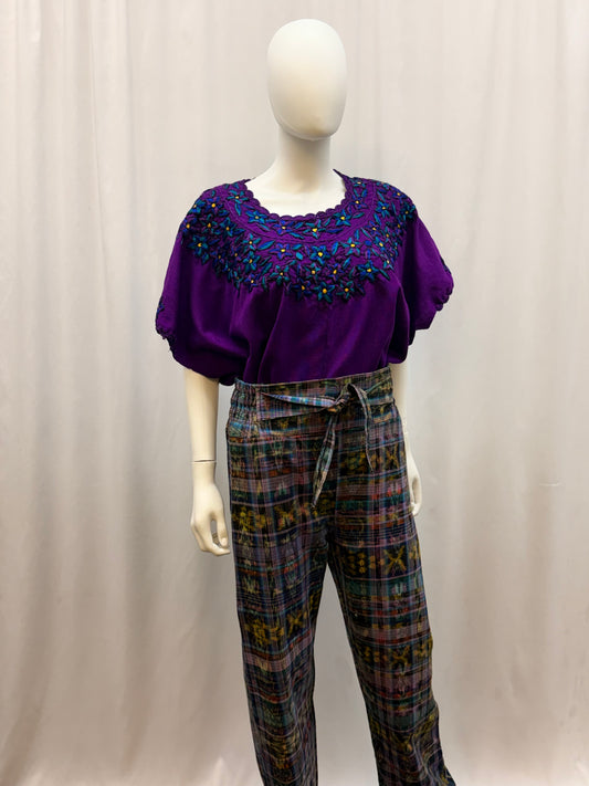 Women's Guatemalan Hand Woven Boho Pants
