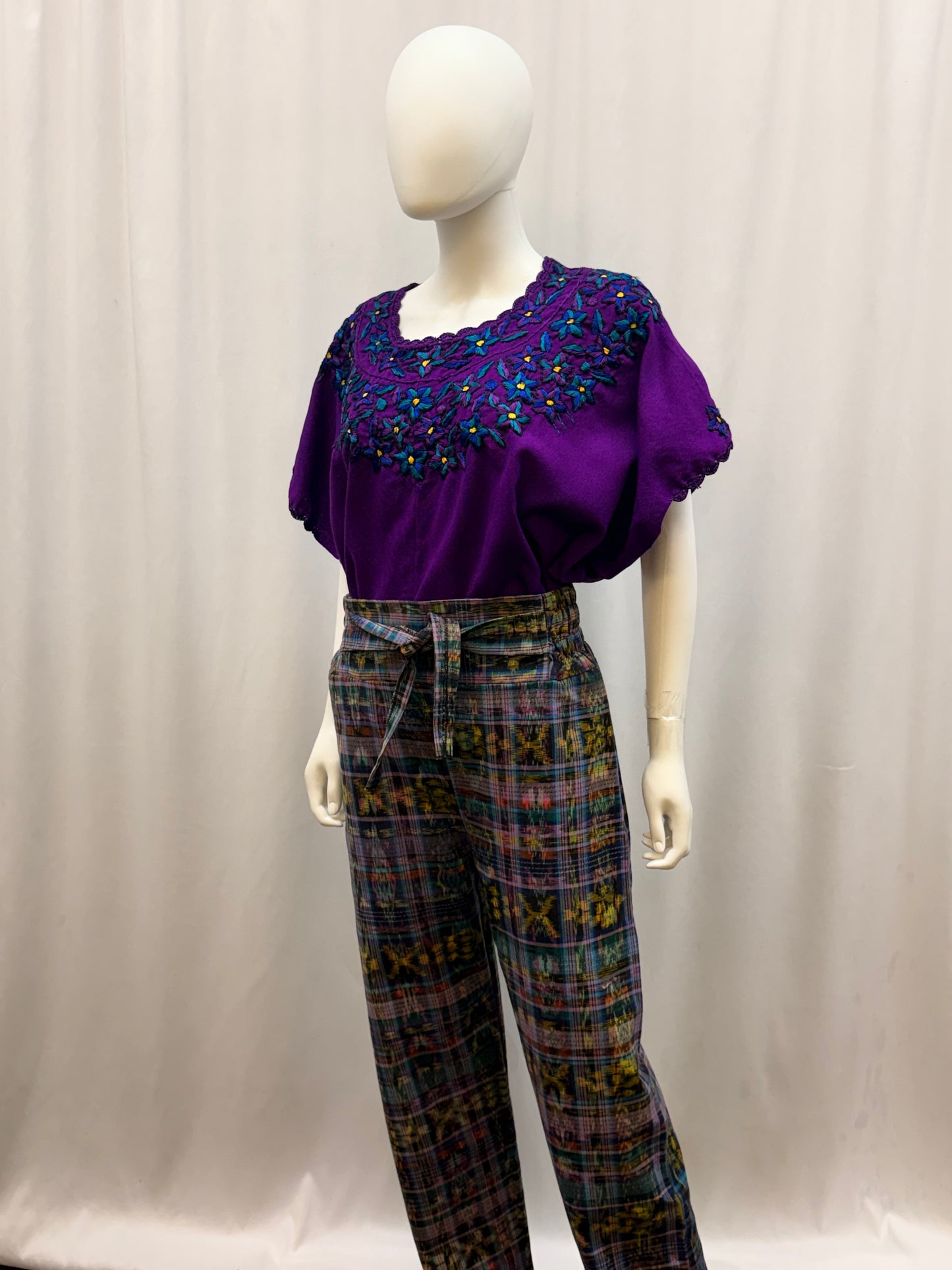Women's Guatemalan Hand Woven Boho Pants