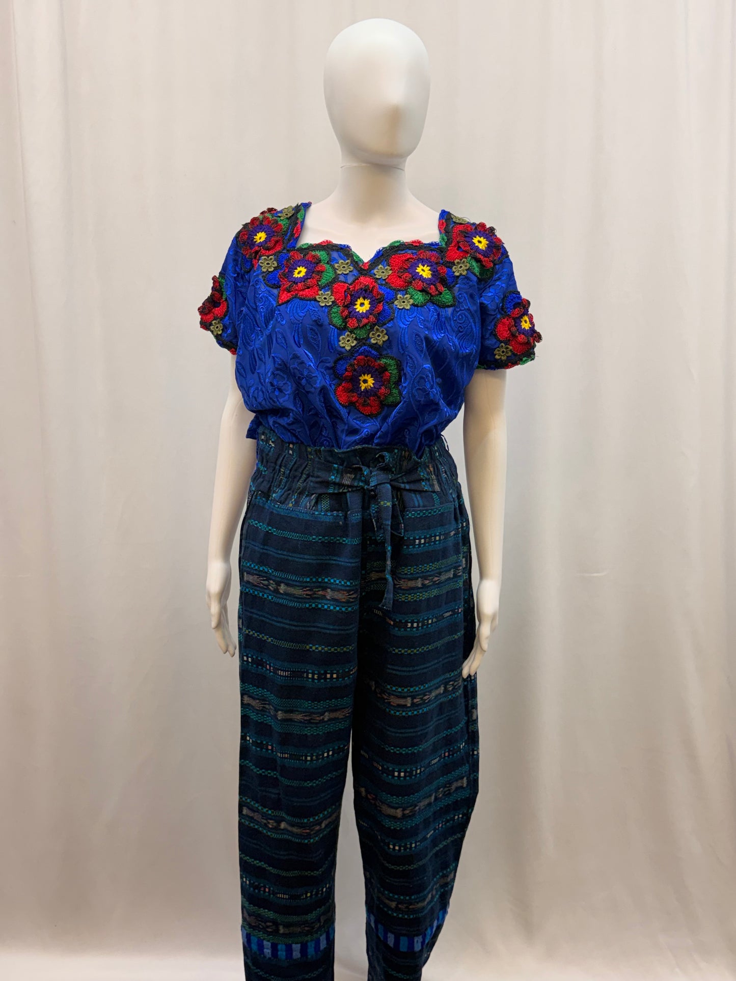 Women's Guatemala Hand Woven Boho Pants