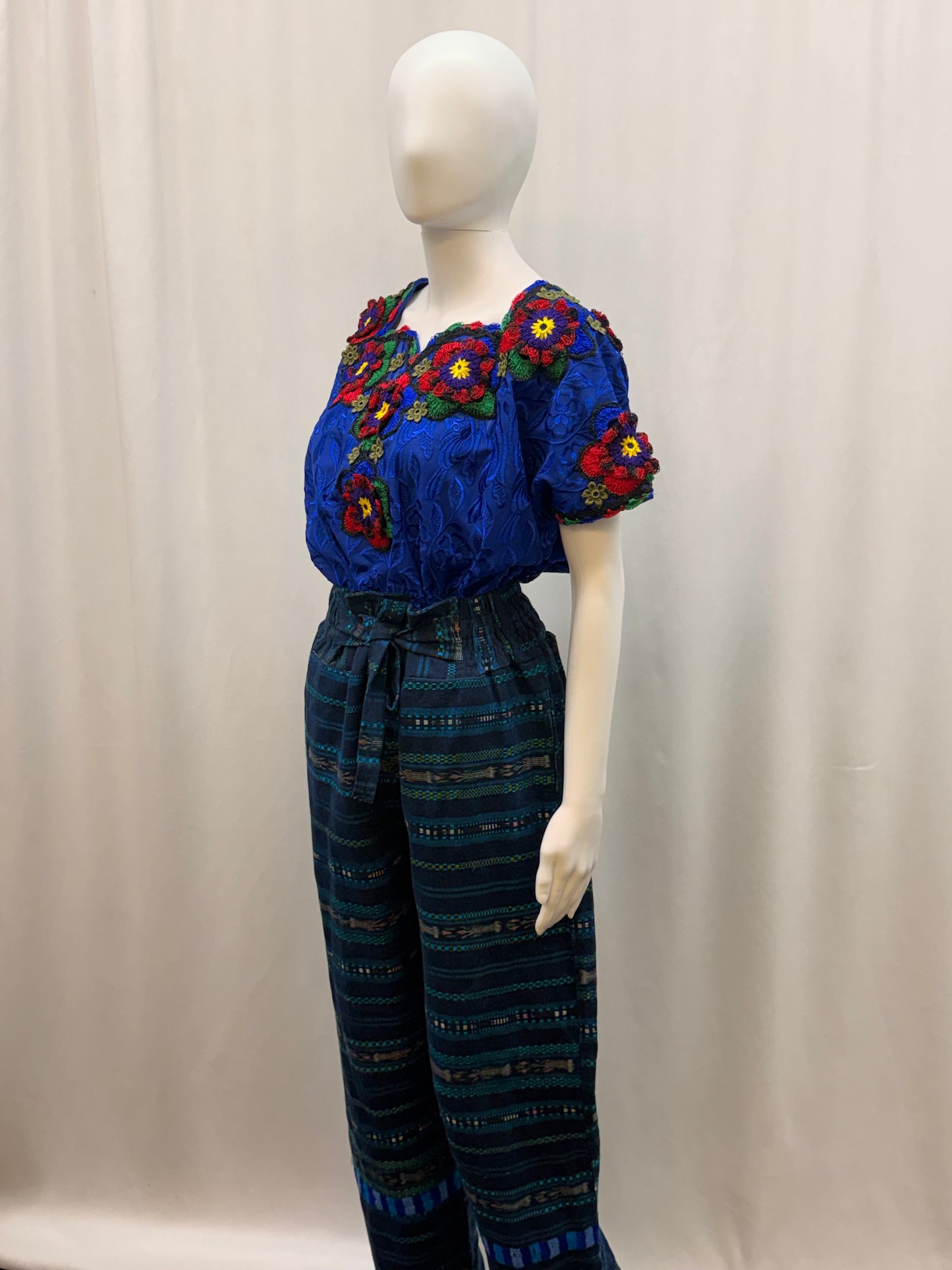 Women's Guatemala Hand Woven Boho Pants