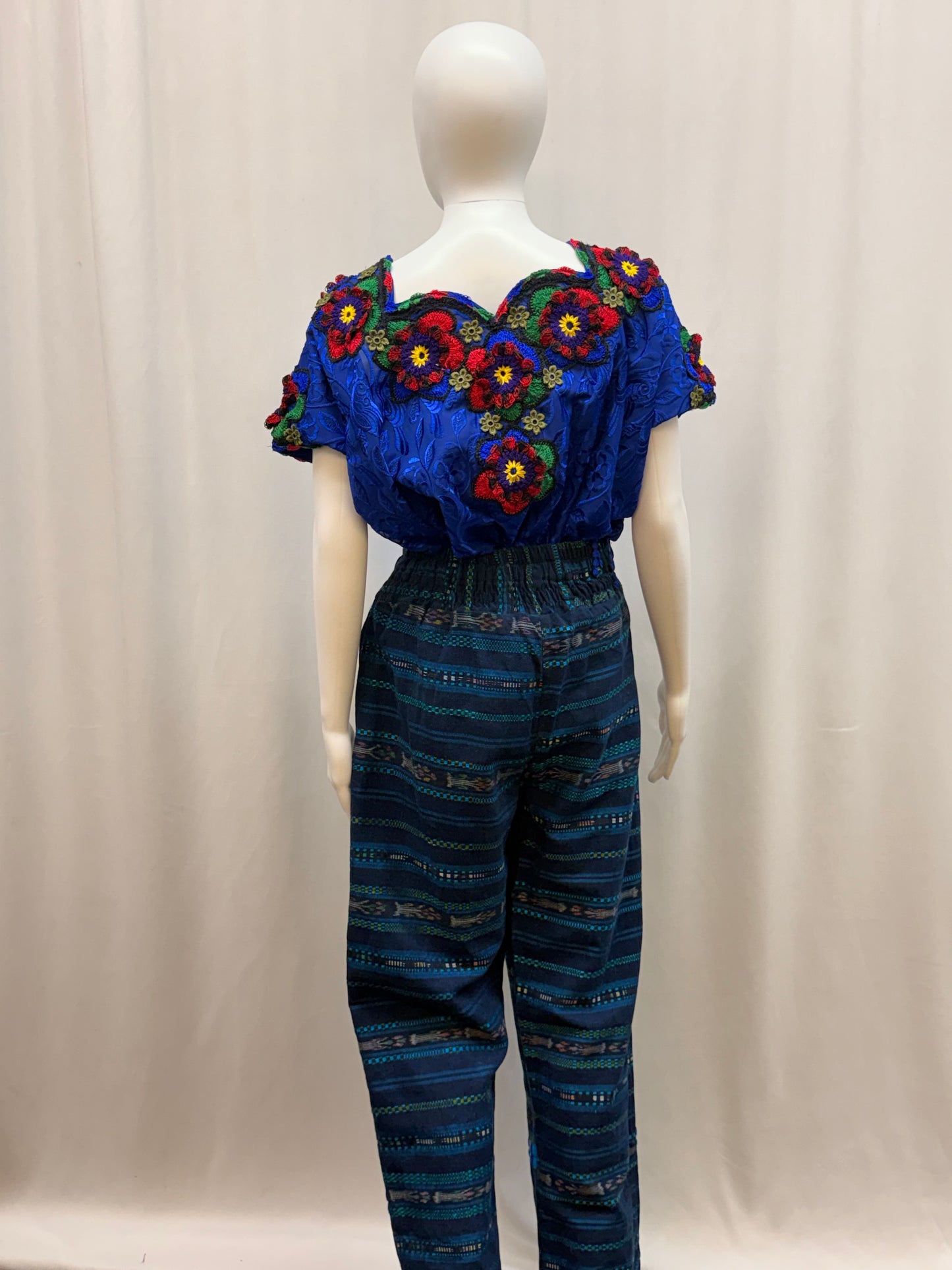 Women's Guatemala Hand Woven Boho Pants