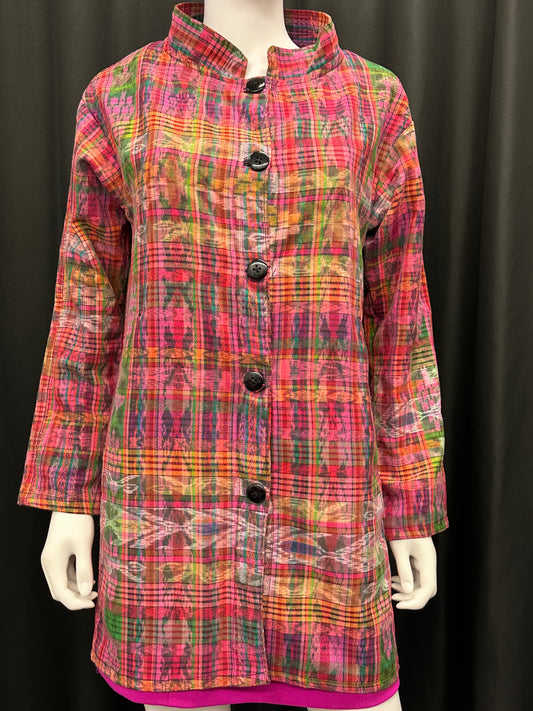 Women's Guatemalan Long Sleeve Kimono Jacket