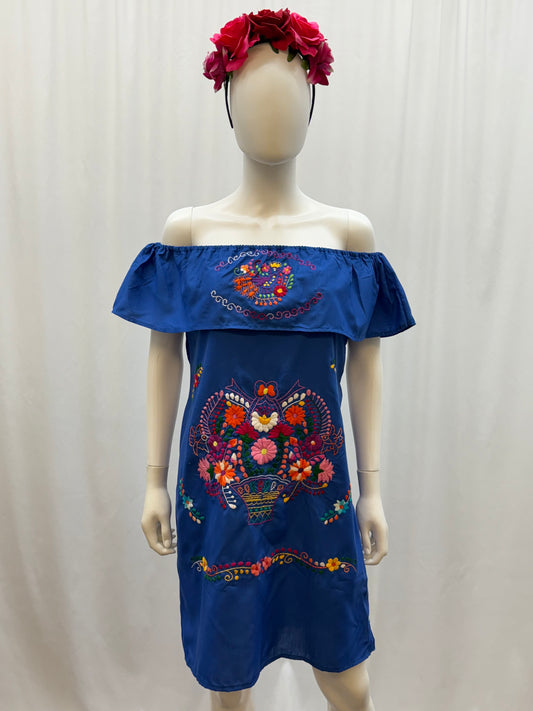 Women's Mexican Embroidered Dress