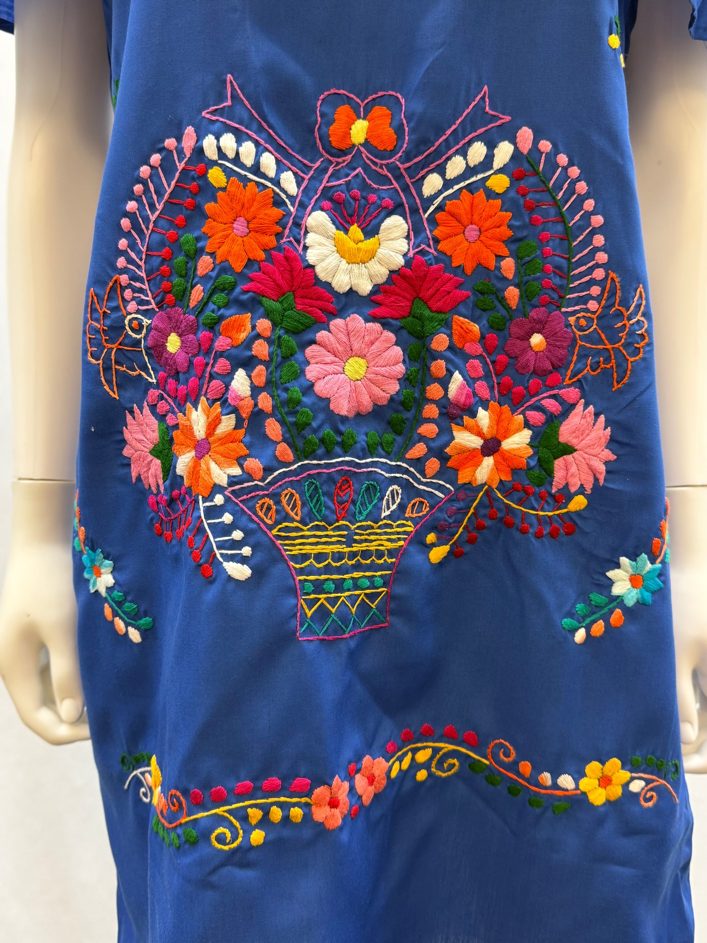 Women's Mexican Embroidered Dress