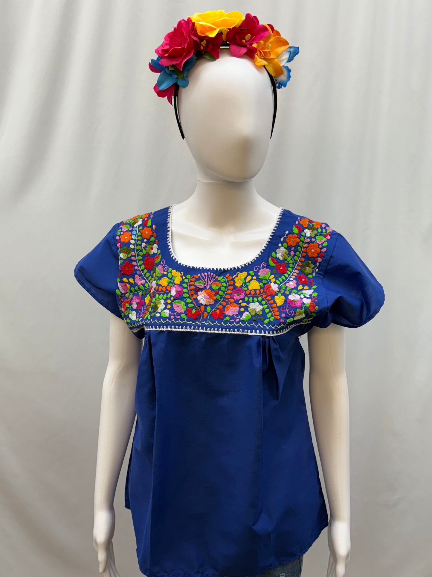 Women's Embroidered Floral Blouse