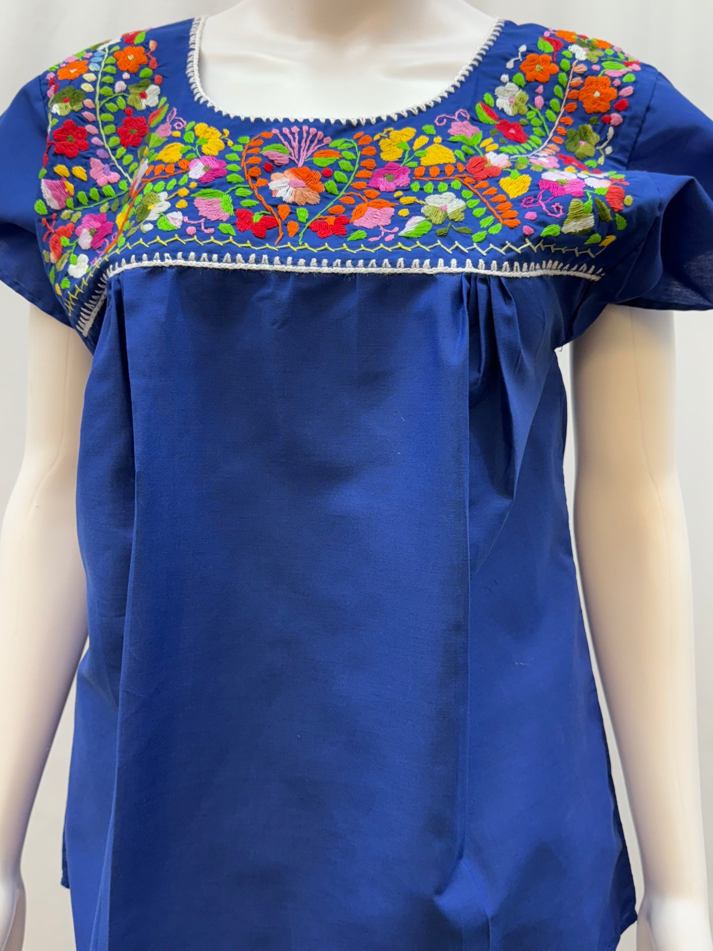 Women's Embroidered Floral Blouse