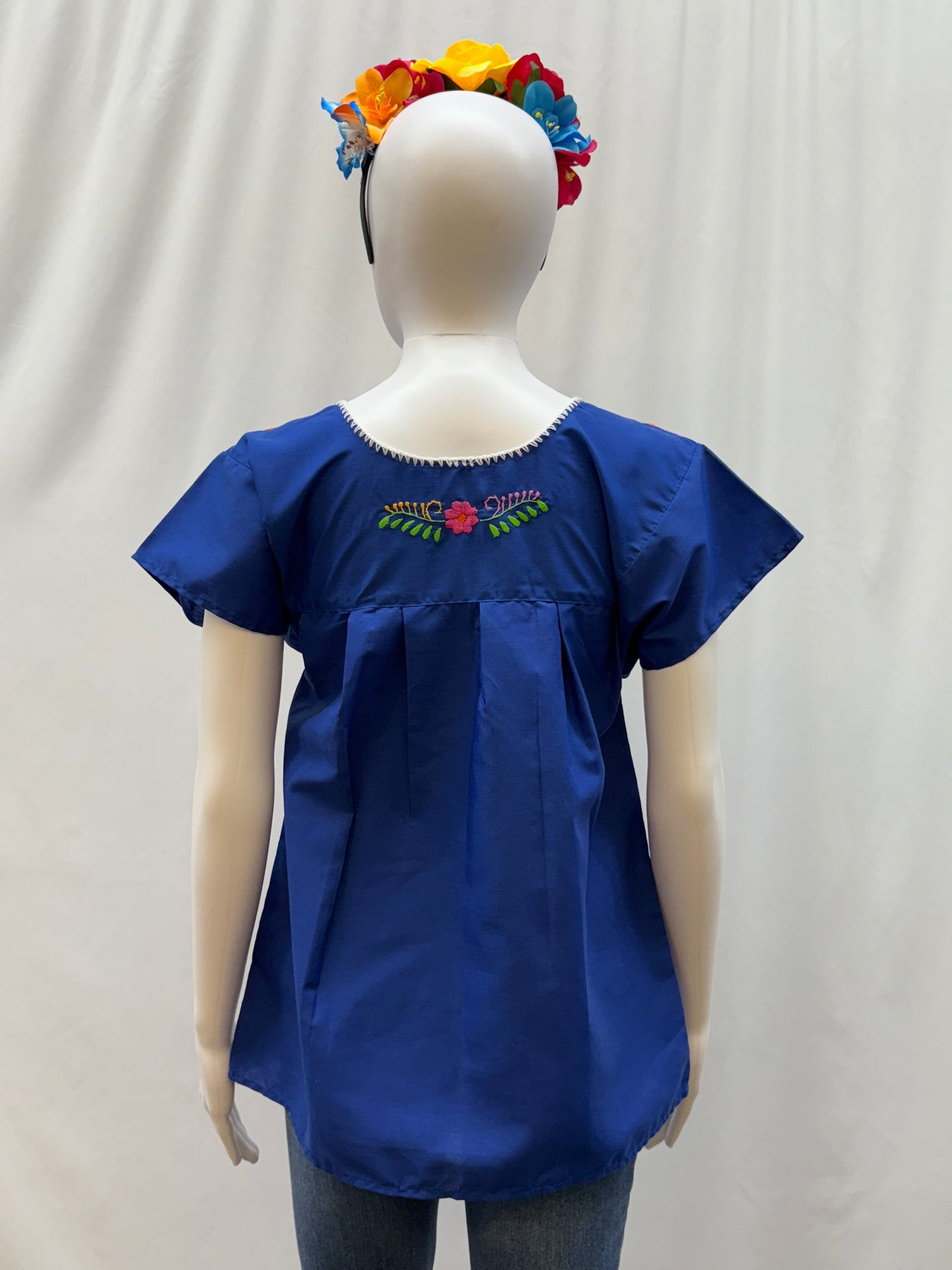 Women's Embroidered Floral Blouse