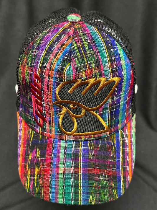 Guatemalan Embroidered Gallo Adjustable Hat