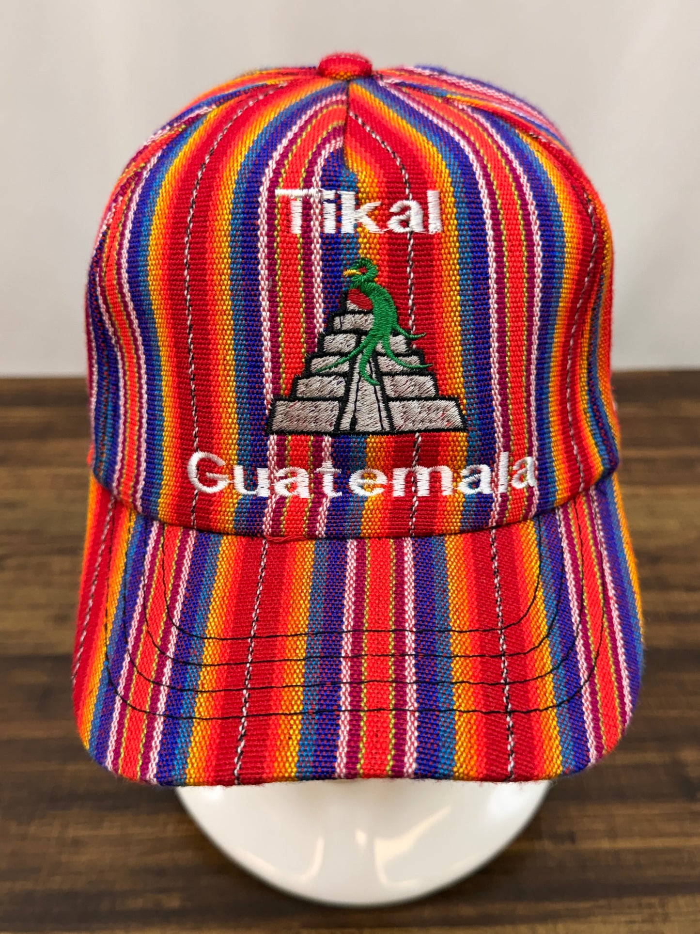 Guatemala Embroidered Tikal Ruins