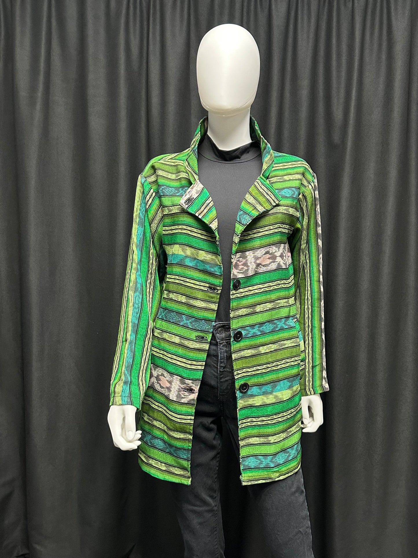 Women's Guatemalan Long Sleeve Kimono Jacket