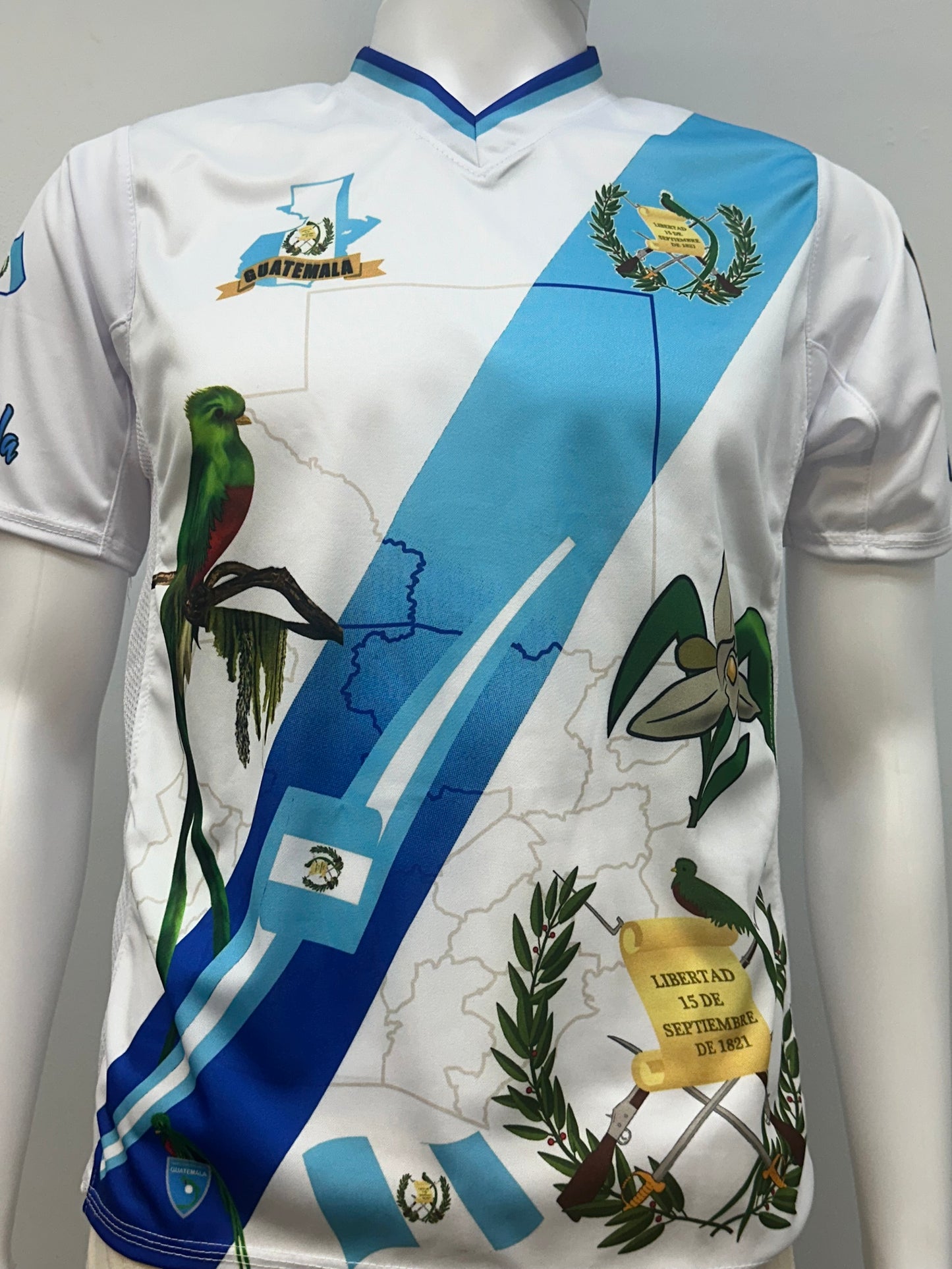 Guatemala Jersey with National Symbols