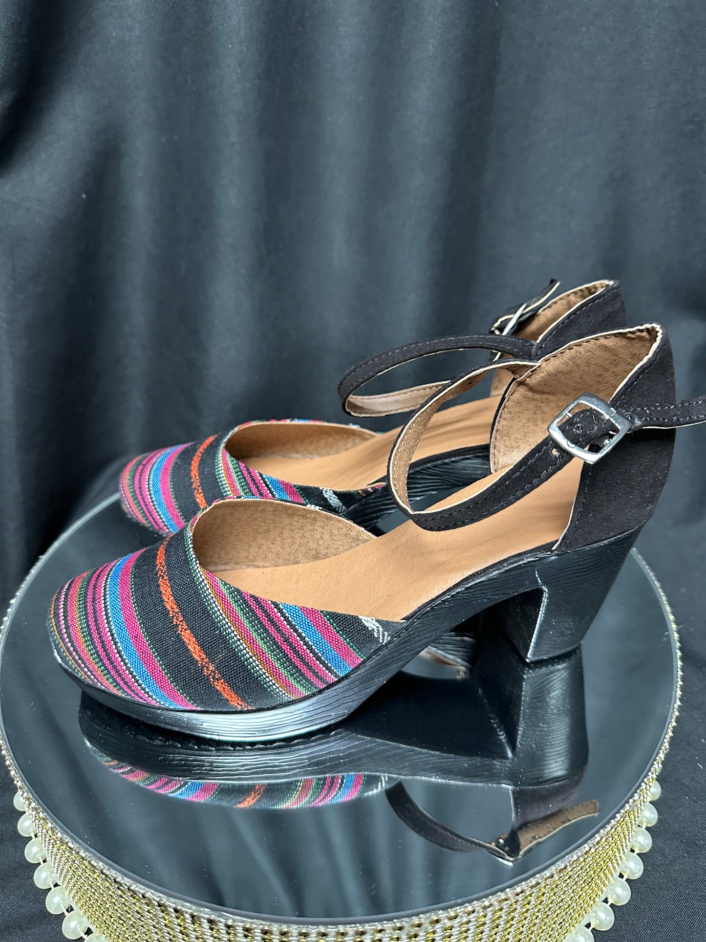 Women's Guatemalan Embroidered Heels