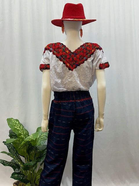 Guatemalan Textile Belted Pants