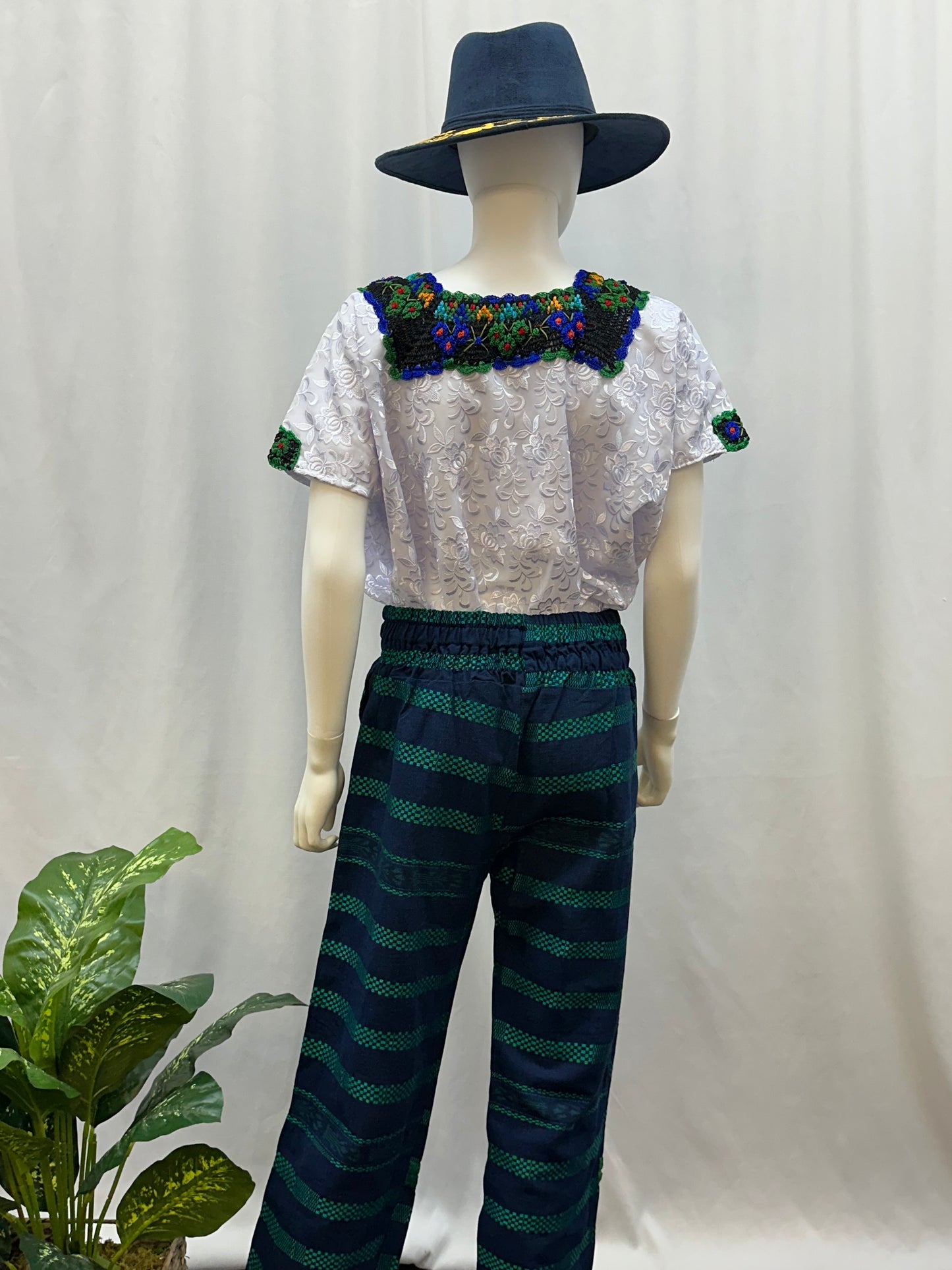 Guatemalan Textile Belted Pants