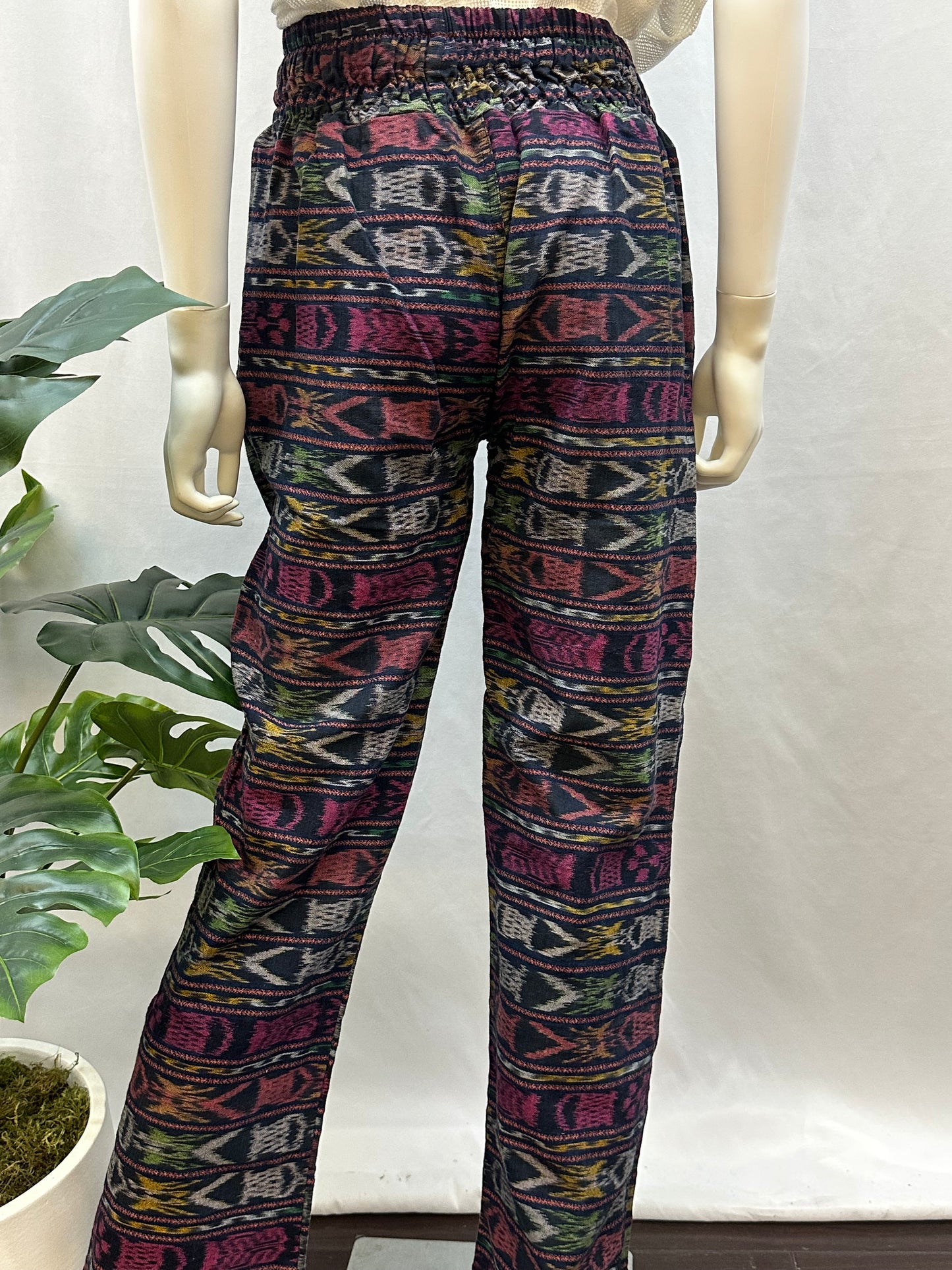 Guatemalan Textile Belted Pants