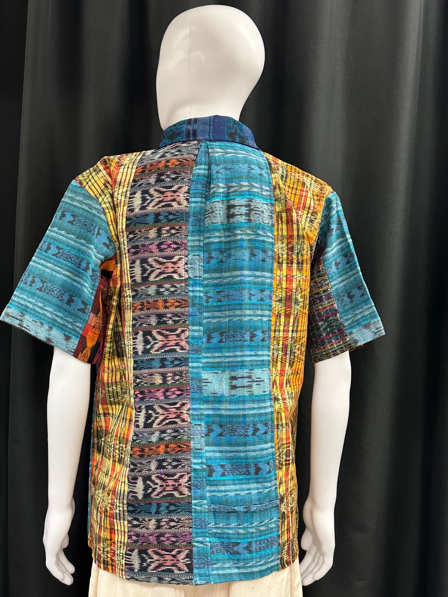 Men's Guatemalan Huipil Woven Shirt