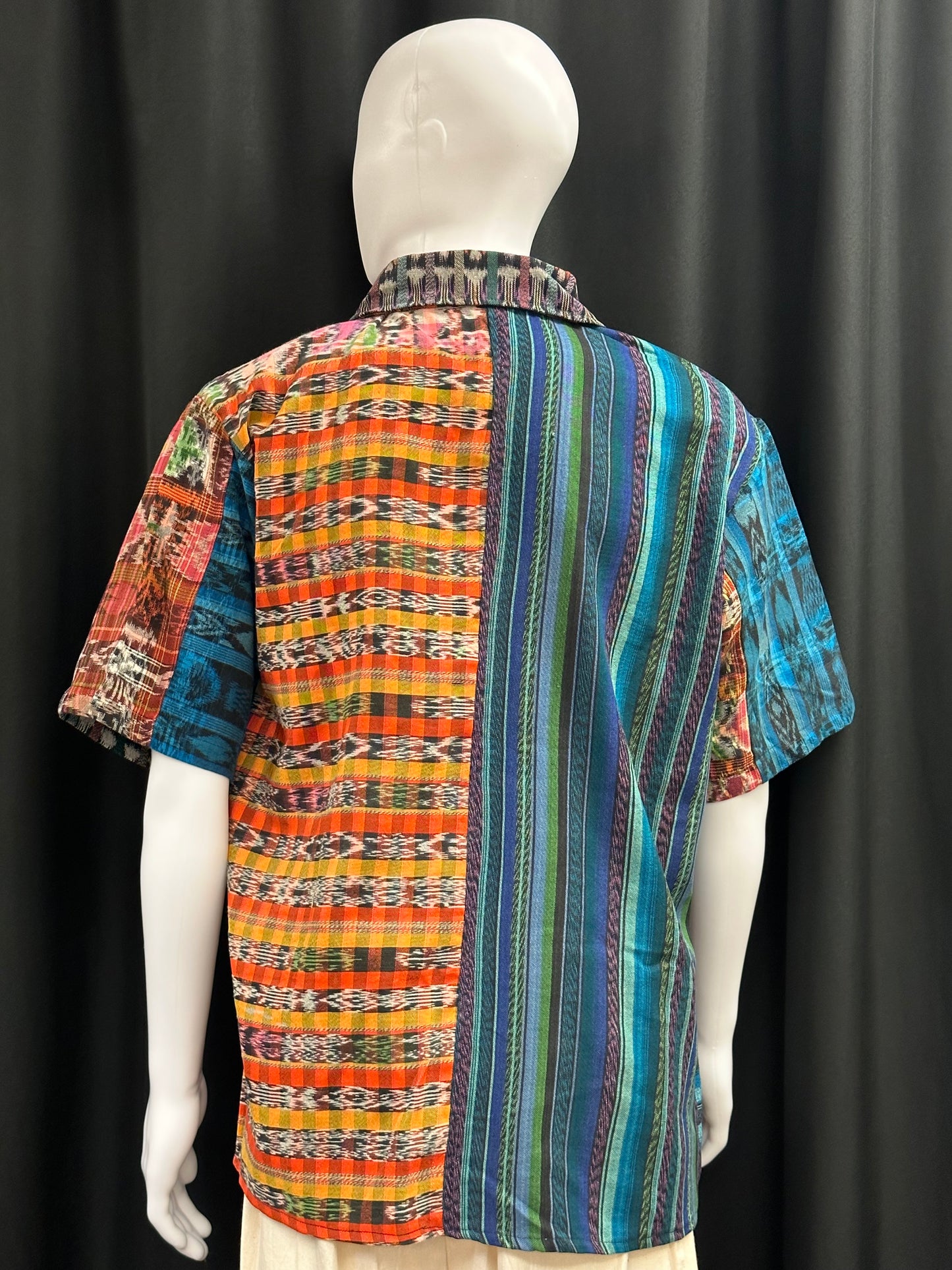 Men's Guatemalan Woven Button Up Shirt