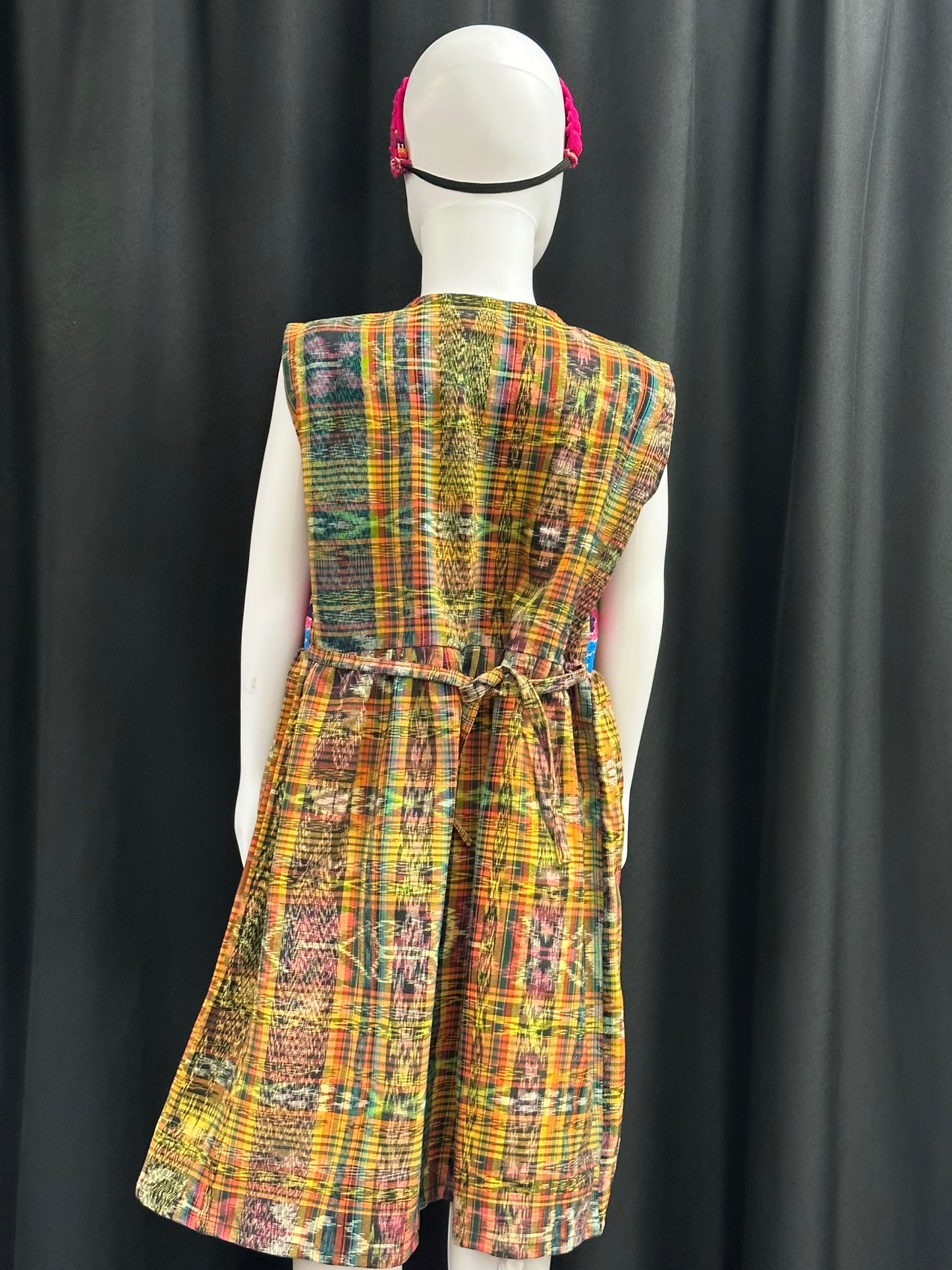 Girl's Guatemalan Embroidered Patchwork Dress